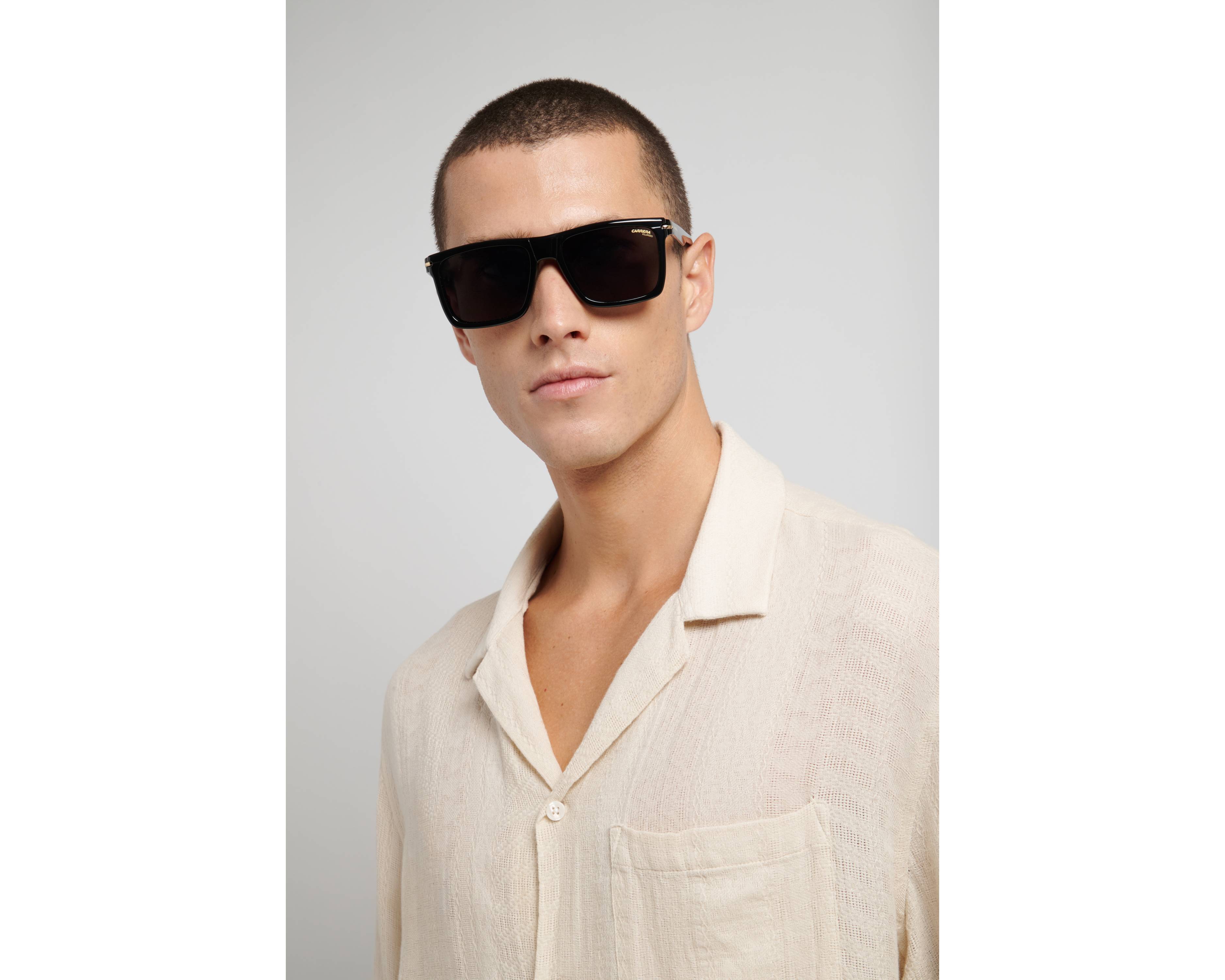 Carrera CA-387-C 807/M9 56-18 Noir  vue de face