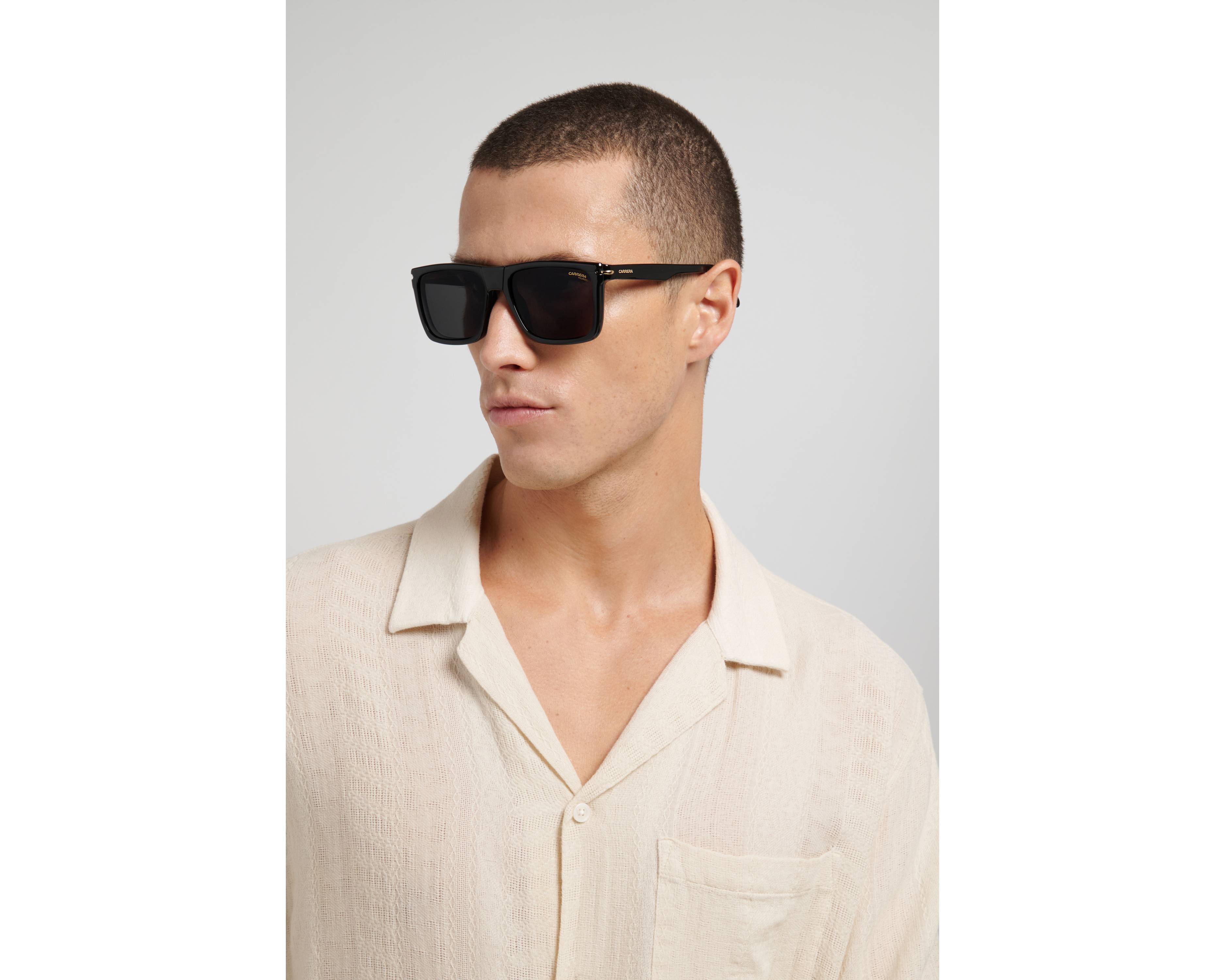Carrera CA-387-C 807/M9 56-18 Noir  vue de c&ocirc;t&eacute;