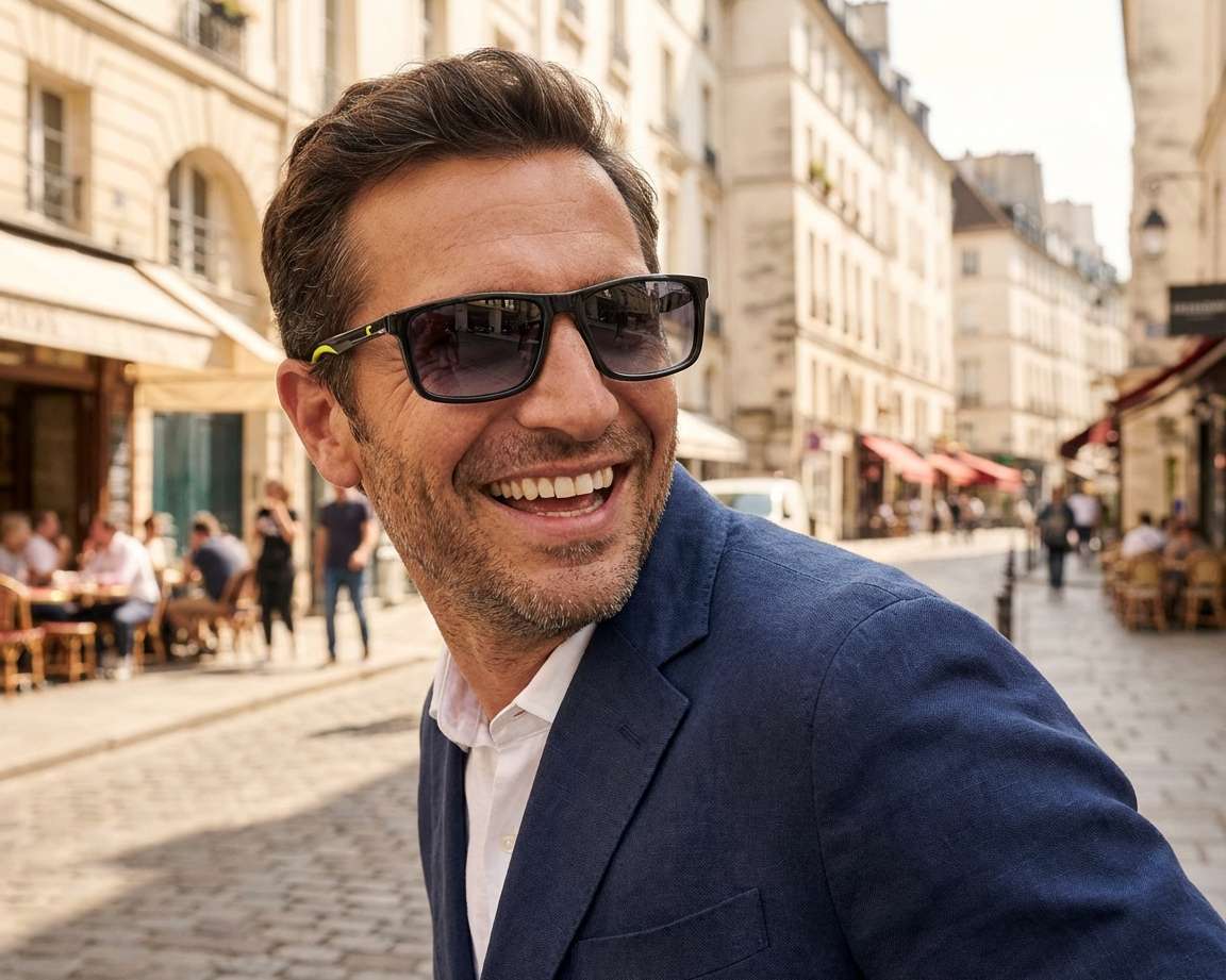 Carrera CA-8065-CS 3U5WJ 55-16 Gris Vert vue 360 degr&eacute;s 8