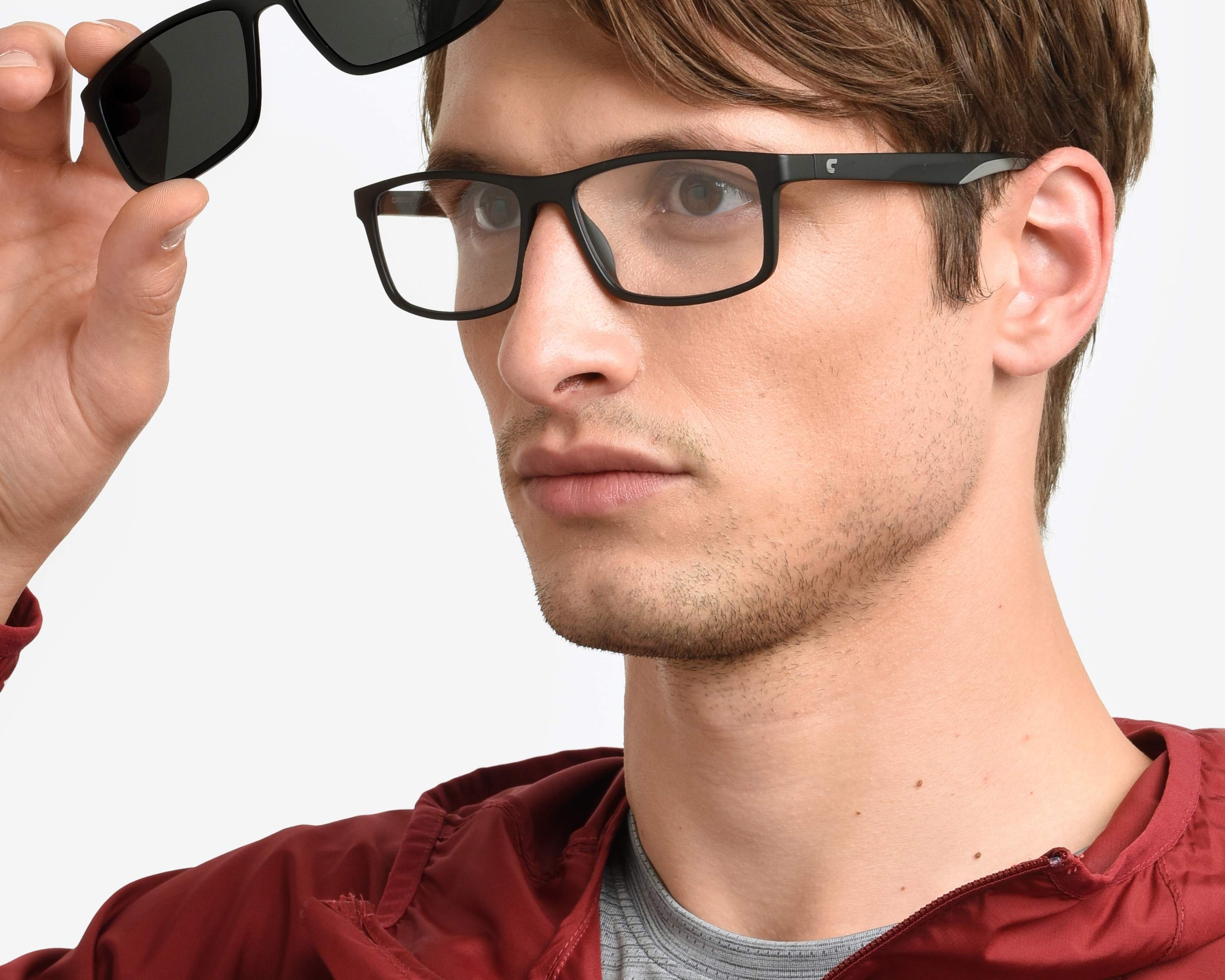 Carrera CA-8066-CS 08AM9 50-21 Noir Gris vue 360 degr&eacute;s 8