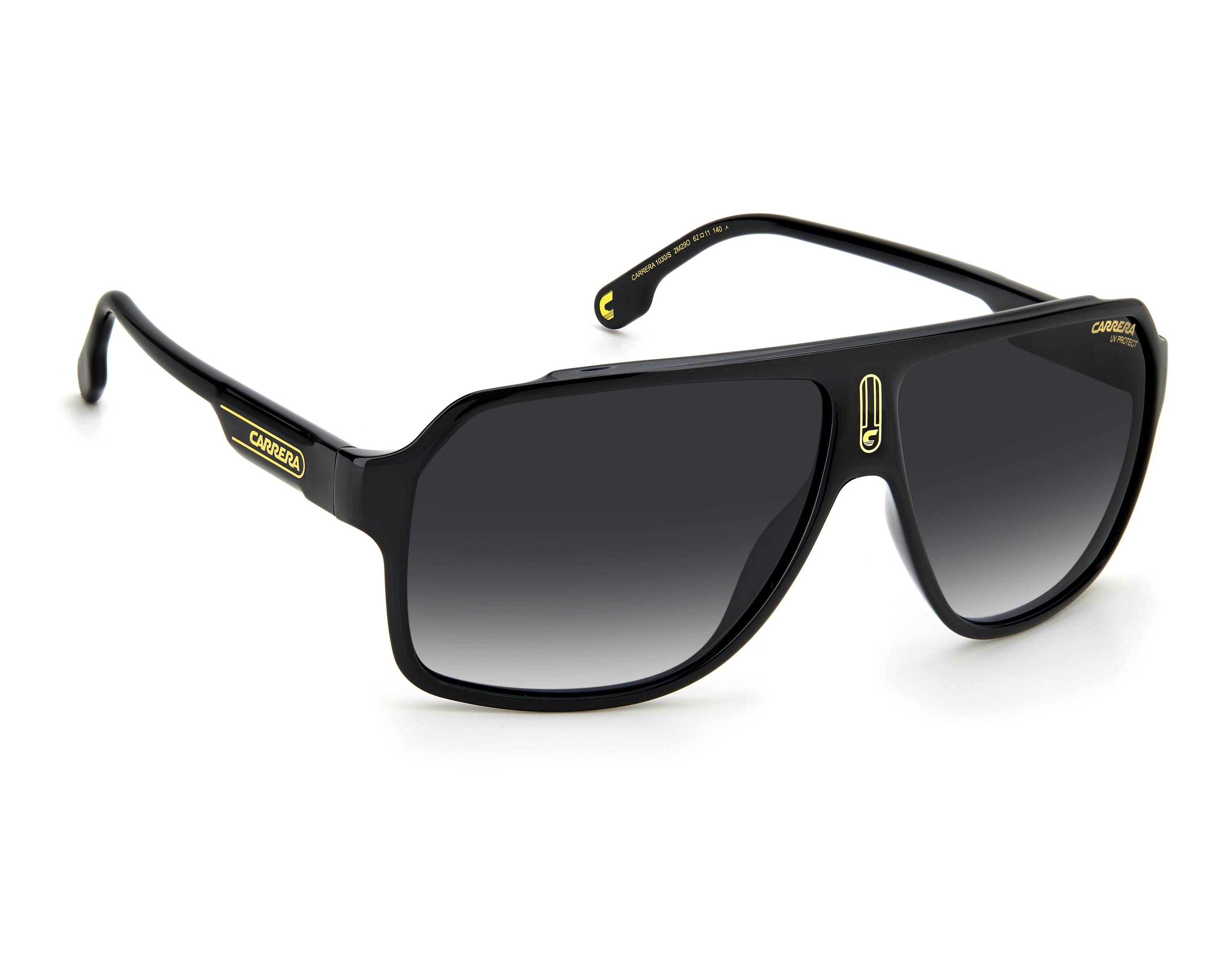 Carrera CARRERA-1030-S 2M2/9O 62-11 Noir Or vue de face