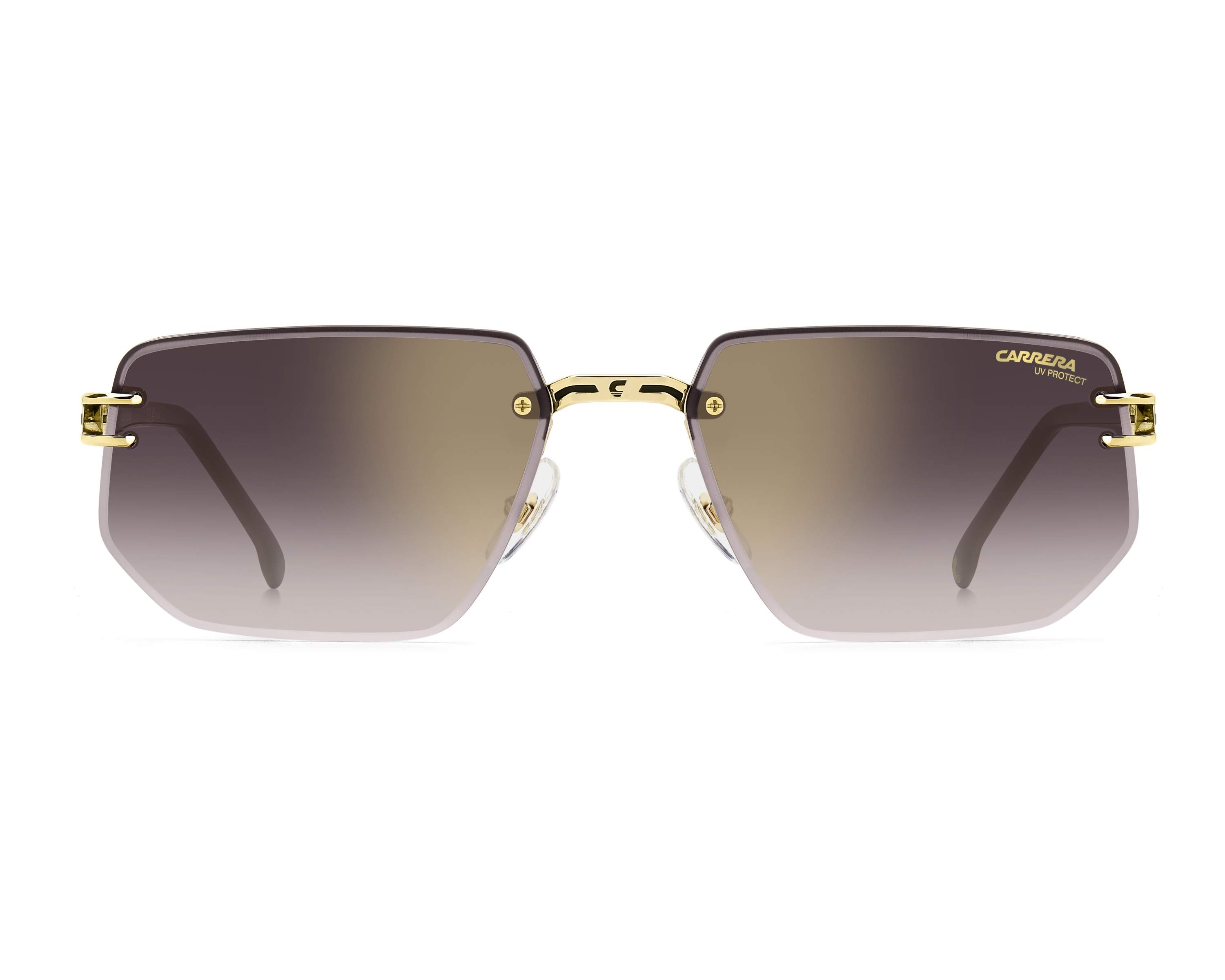 Carrera CARRERA-1070-S I46/YK 60-17 Noir Or vue de face