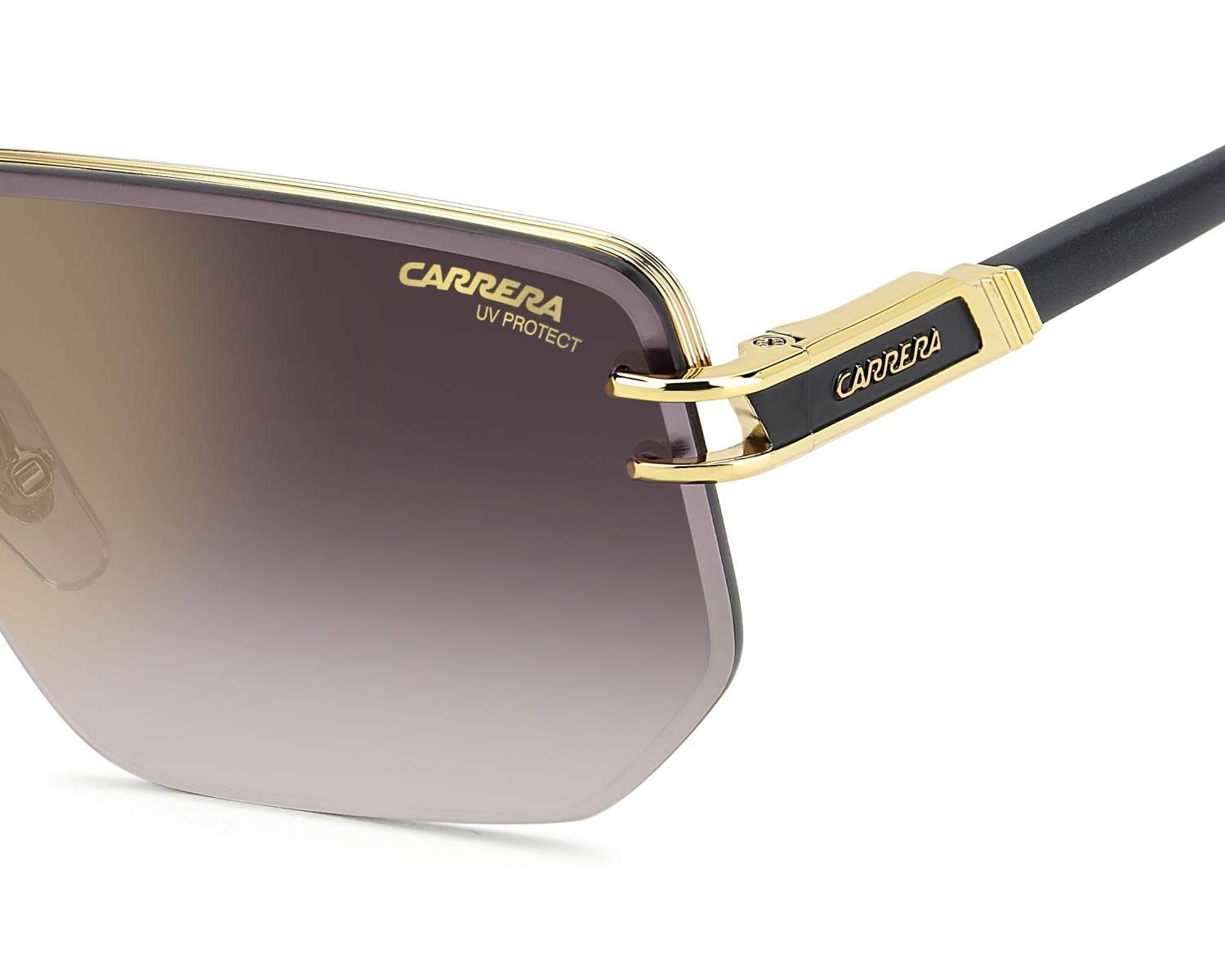 Carrera CARRERA-1070-S I46/YK 60-17 Noir Or vue de c&ocirc;t&eacute;