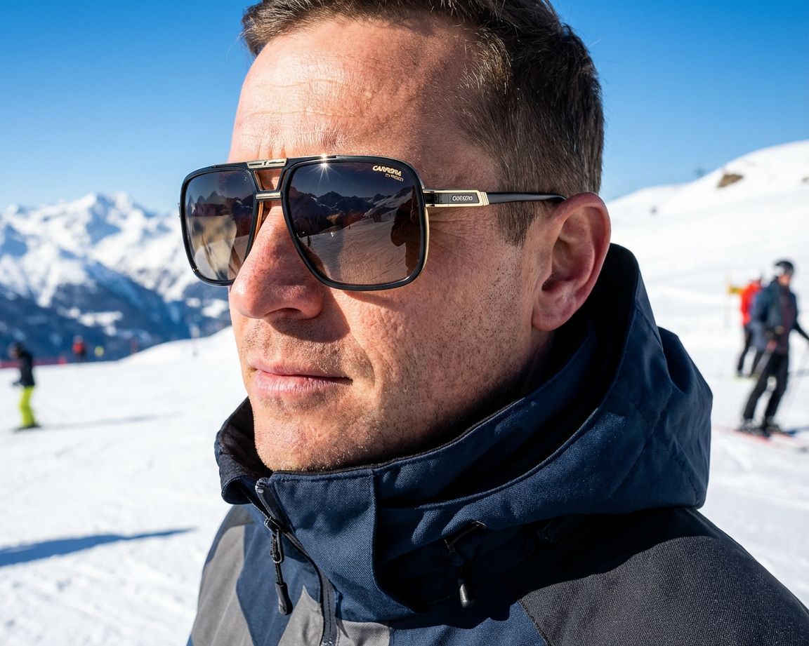 Carrera CARRERA-1071-S I46/86 61-16 Noir Or vue 360 degr&eacute;s 7