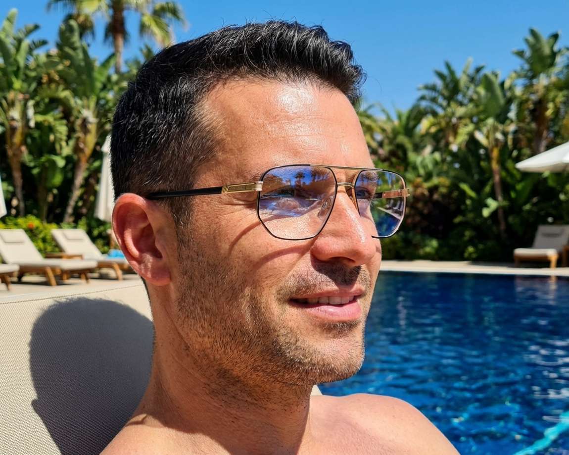 Carrera CARRERA-1141 I46 58-15 Noir Or vue 360 degr&eacute;s 8