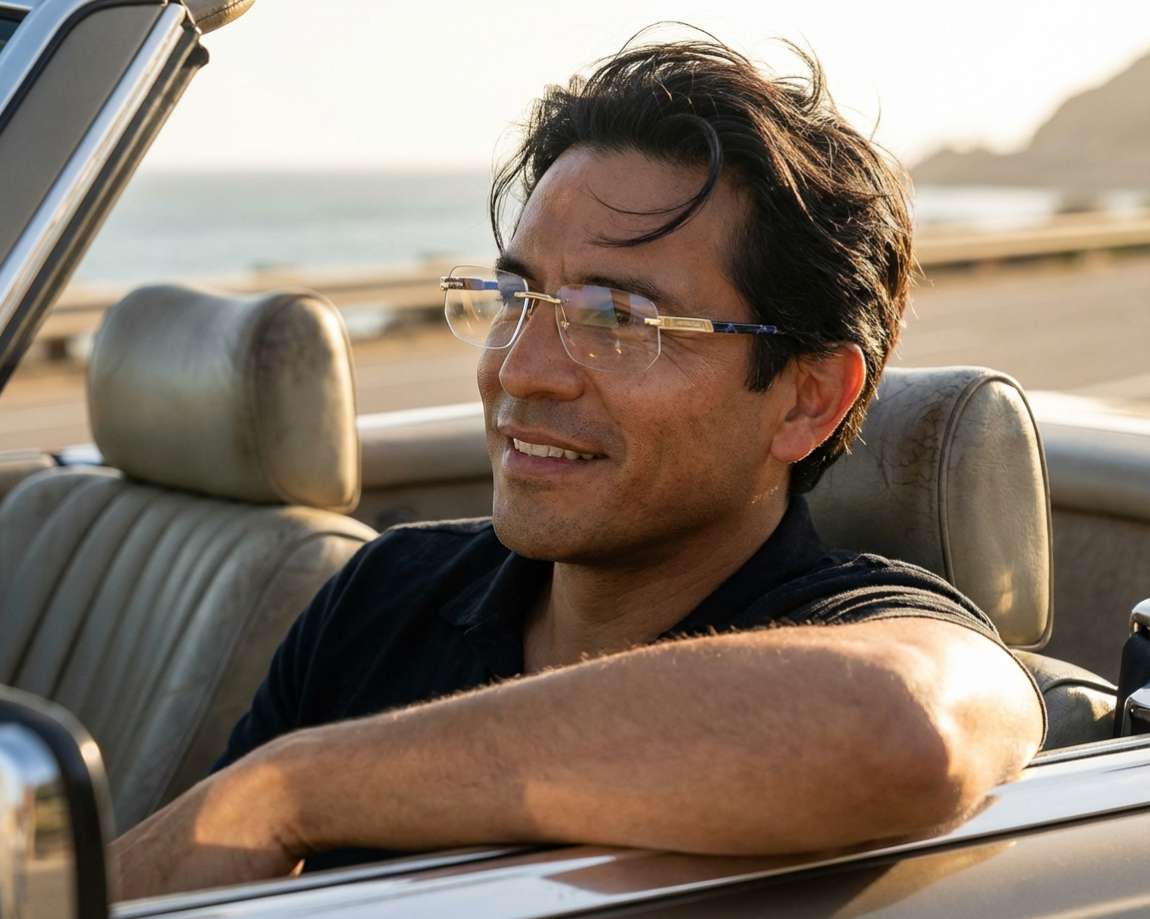 Carrera CARRERA-1142 LKS 57-15 Or Bleu vue 360 degr&eacute;s 7