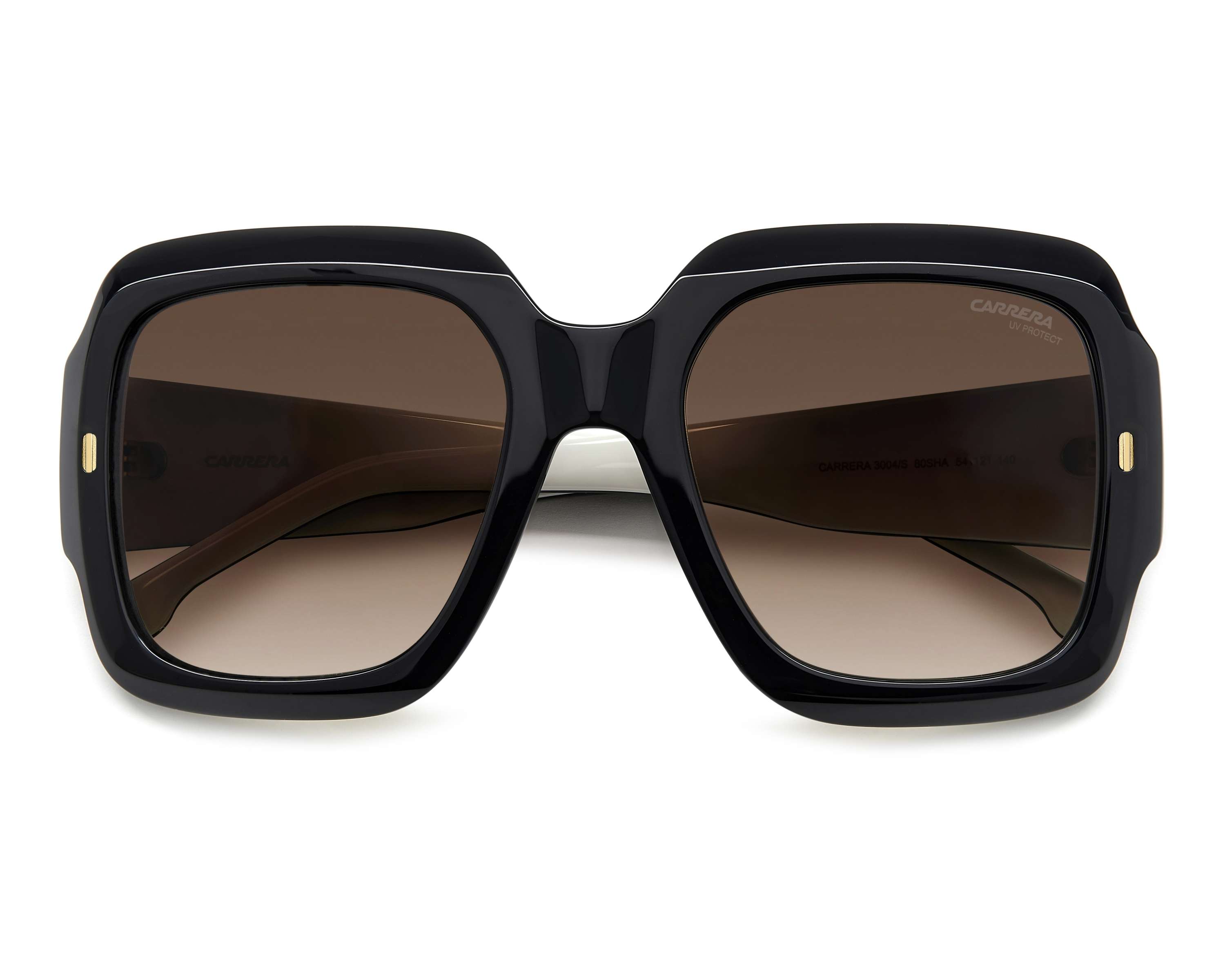 Carrera CARRERA-3004-S 80S/HA 54-21 Noir Blanc vue 360 degr&eacute;s 4