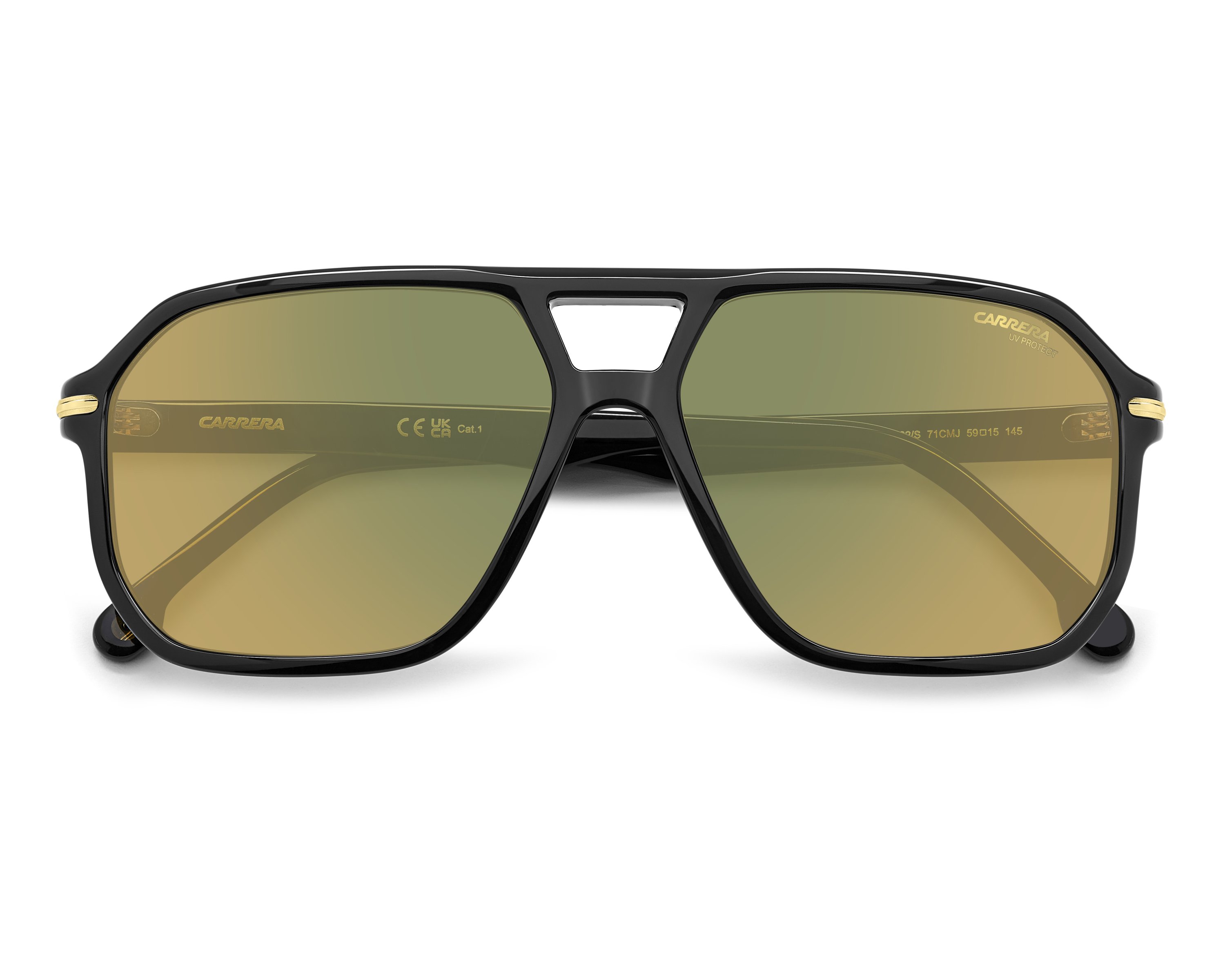 Carrera CARRERA-302-S 71C/MJ 59-15 schwarz gelbfarben autre vue