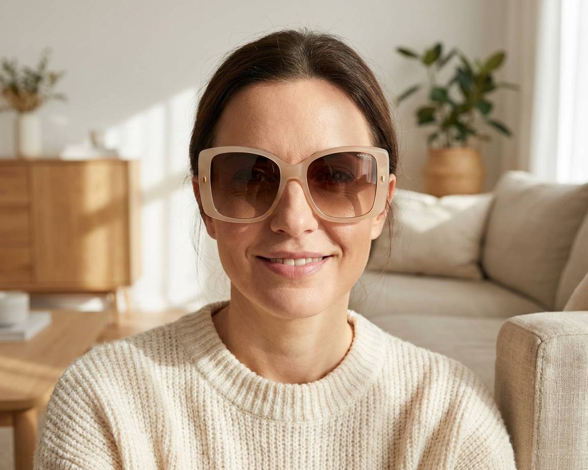 Carrera CARRERA-3030-S SZJ/HA 56-18 elfenbeinfarben  vue 360 degr&eacute;s 7