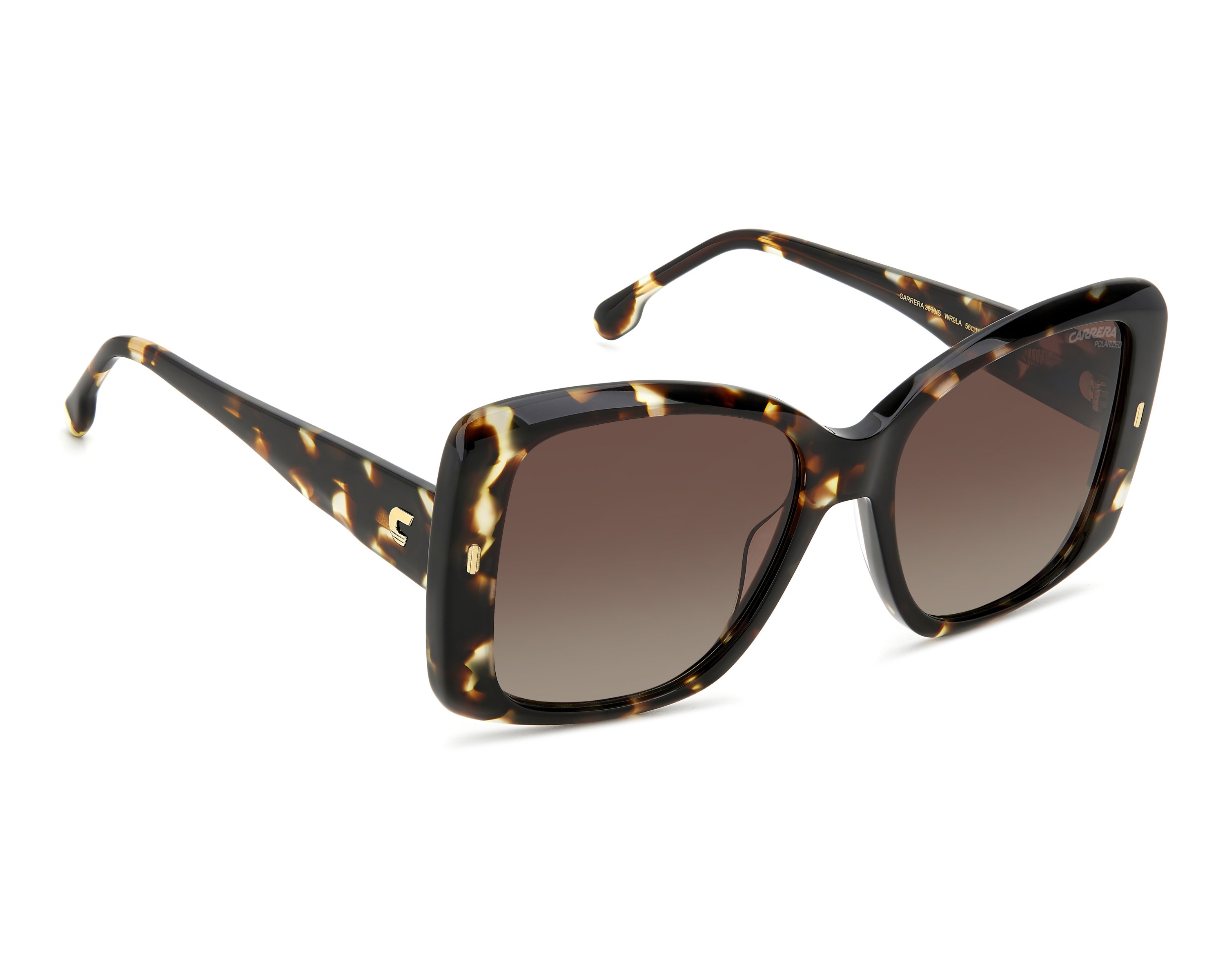 Carrera CARRERA-3030-S WR9/LA 56-18 Havane Or vue de face