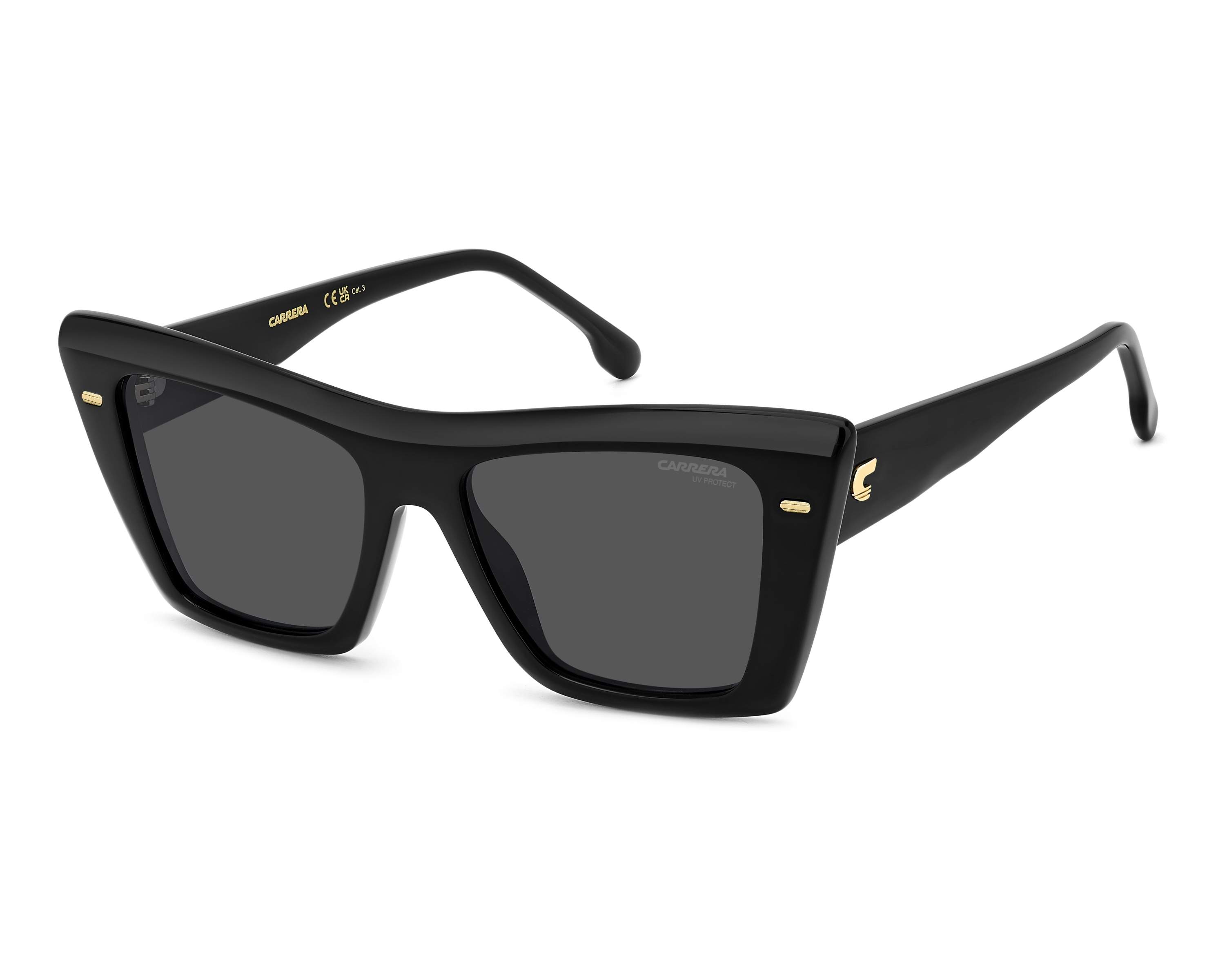 Carrera CARRERA-3046-S 807/IR 54-17 Noir  vue 360 degr&eacute;s 4