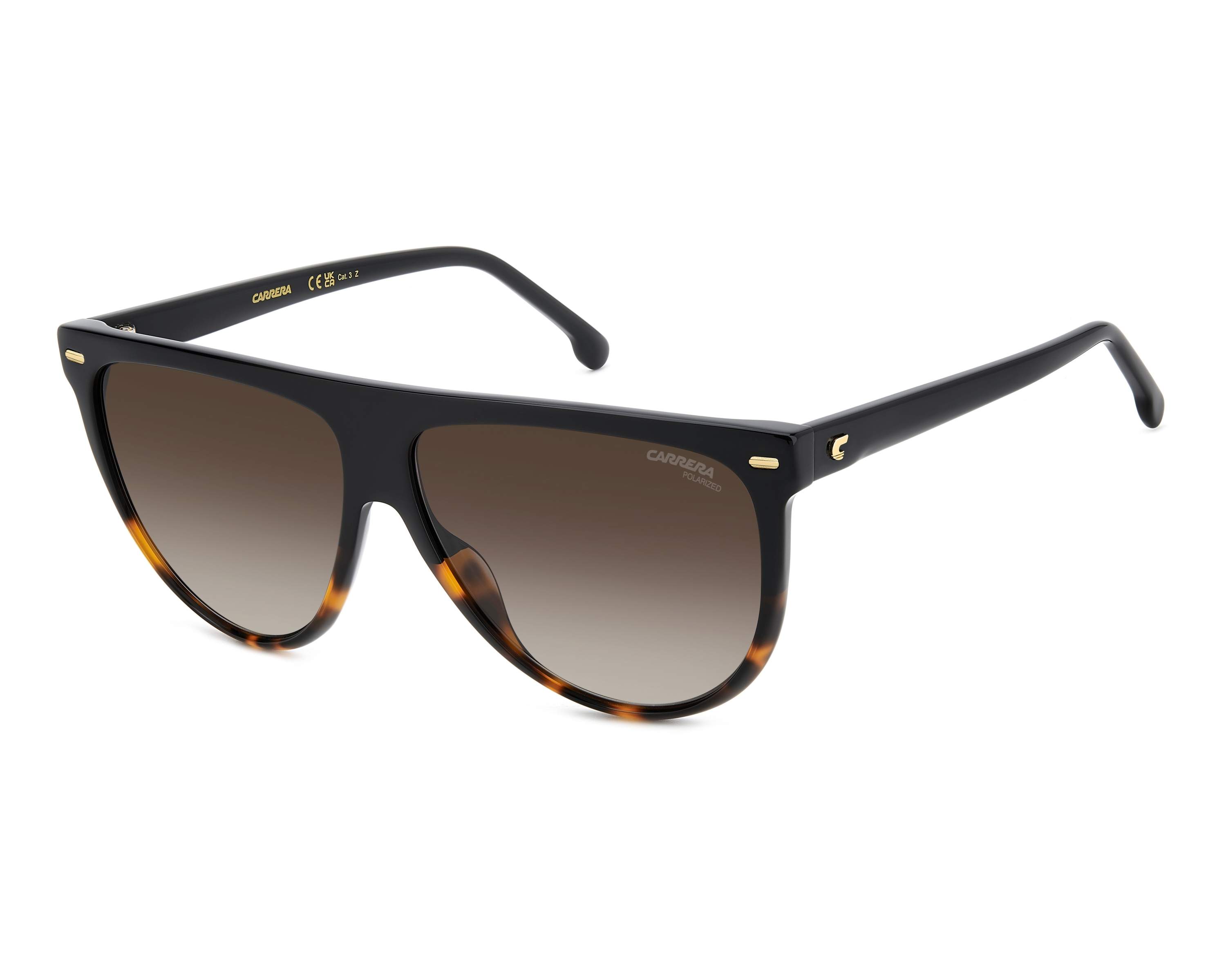 Carrera CARRERA-3055-S W4A/LA 60-12 Noir  vue 360 degr&eacute;s 1