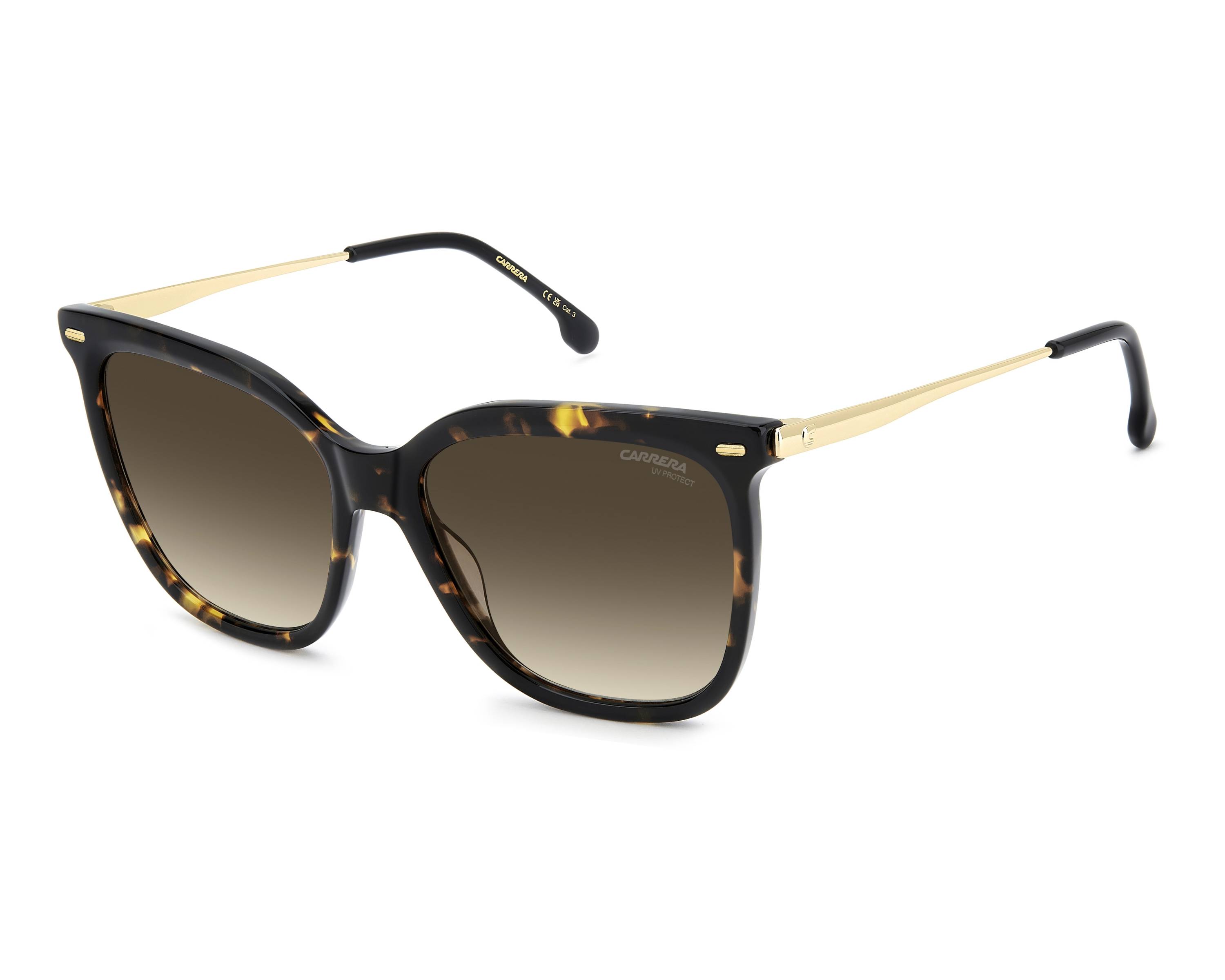 Carrera CARRERA-3071-S 2IK/HA 57-17 havana gold vue de face