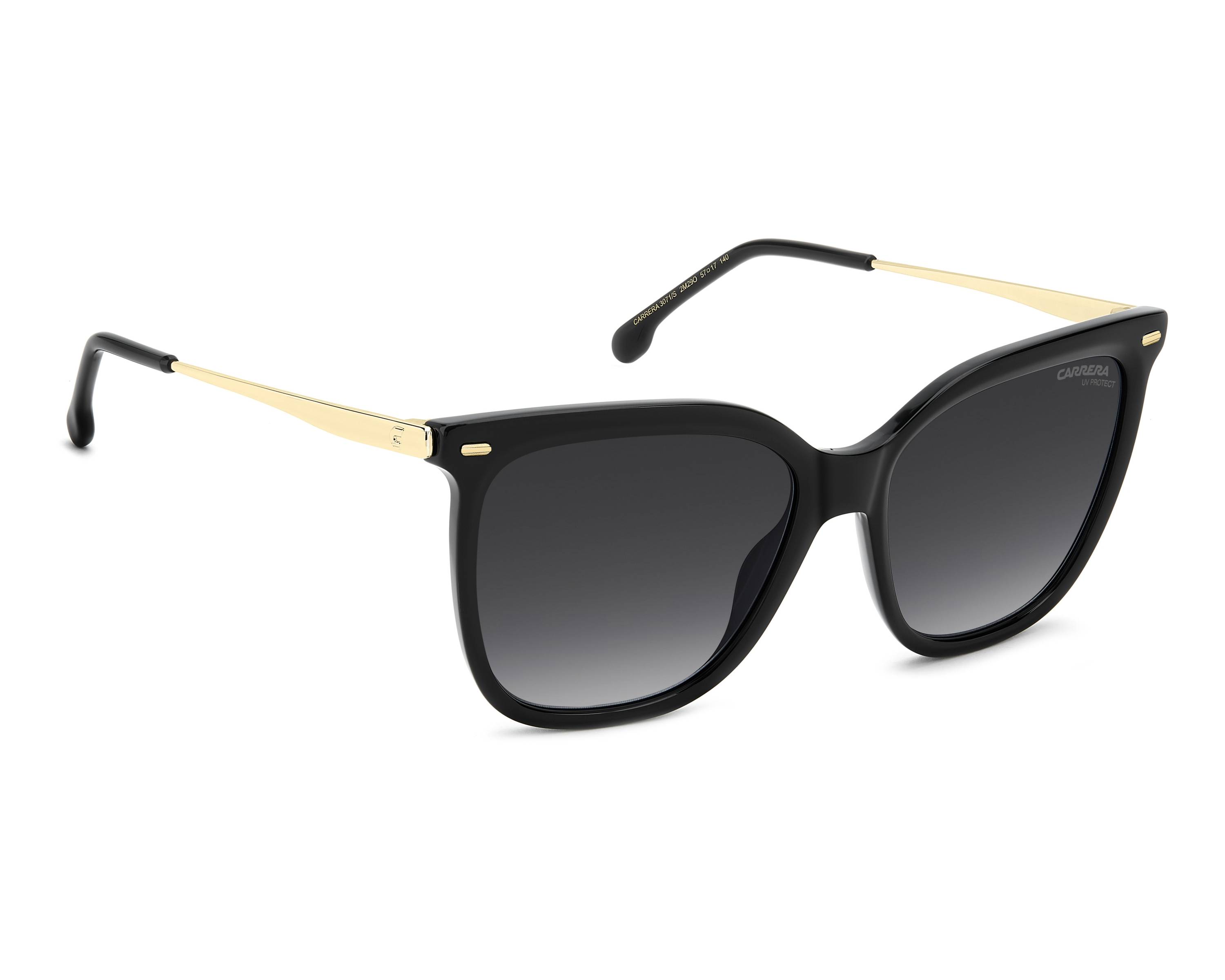 Carrera CARRERA-3071-S 2M2/9O 57-17 Noir Or vue 360 degr&eacute;s 1