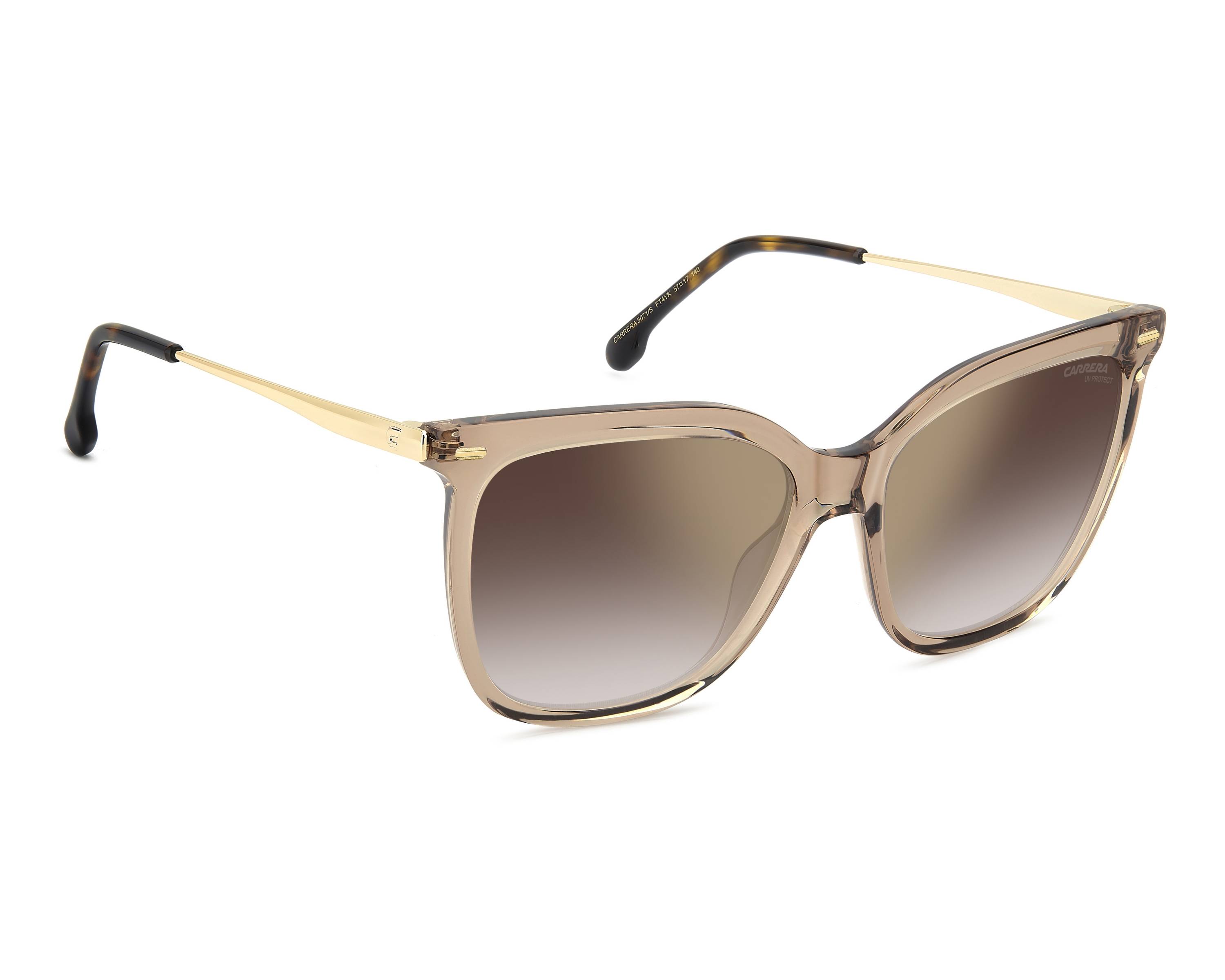 Carrera CARRERA-3071-S FT4/YK 57-17 Miel Or vue de c&ocirc;t&eacute;