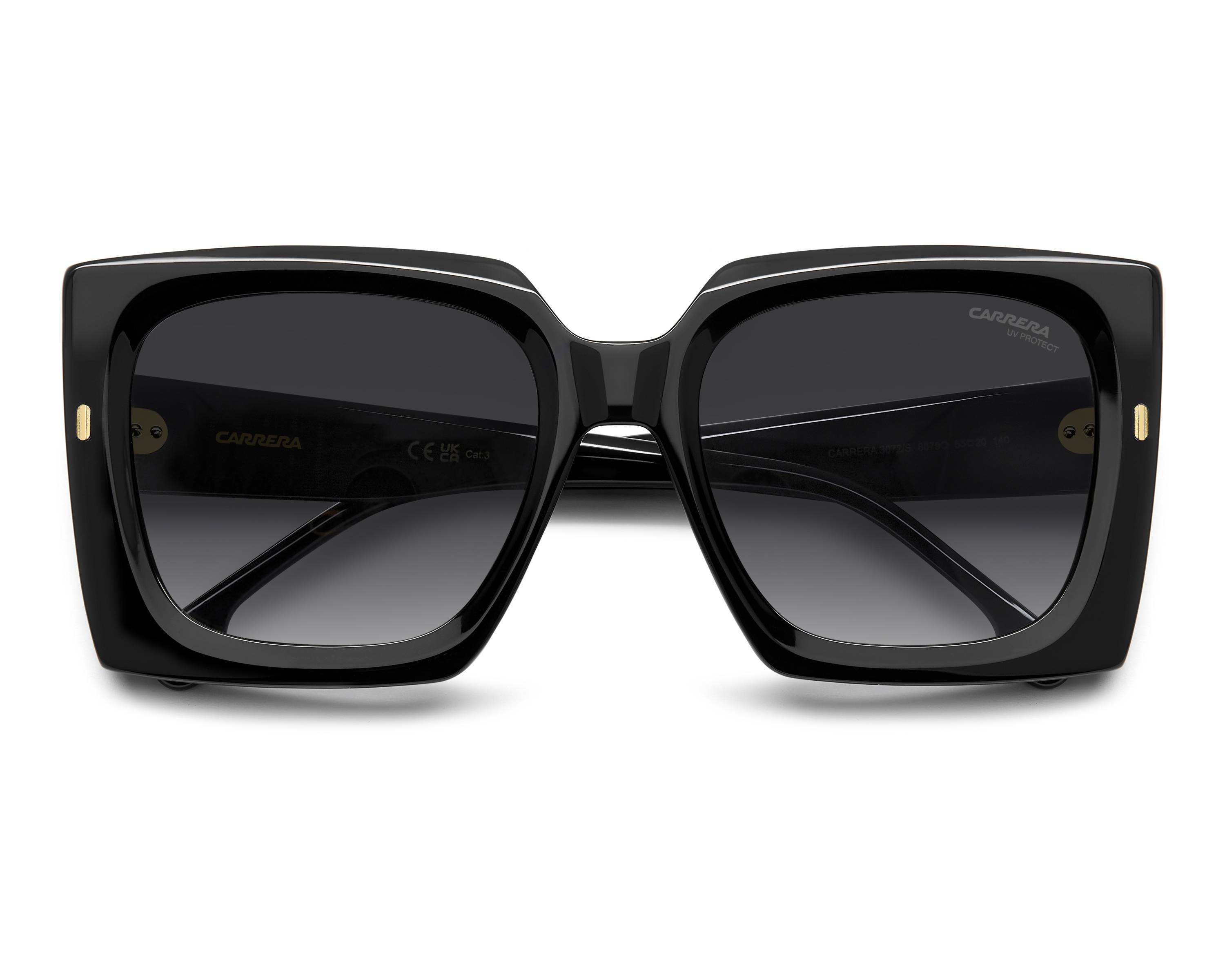Carrera CARRERA-3072-S 807/9O 55-20 Noir  vue 360 degr&eacute;s 8