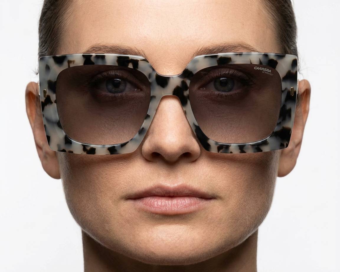 Carrera CARRERA-3072-S AHF/9O 55-20 Blanc  vue 360 degr&eacute;s 8