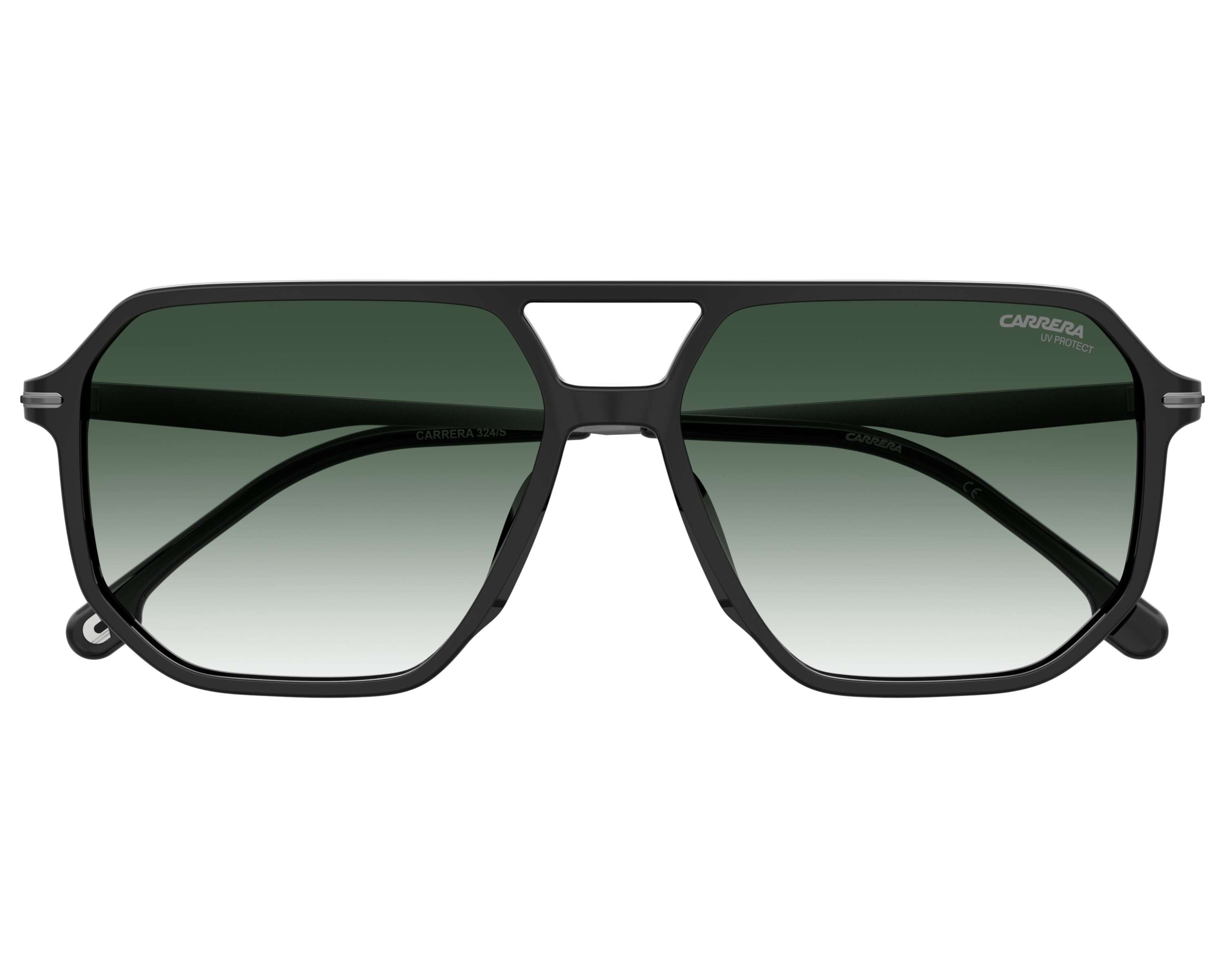 Carrera CARRERA-324-S 08A/WJ 59-15 Noir Gris vue de face