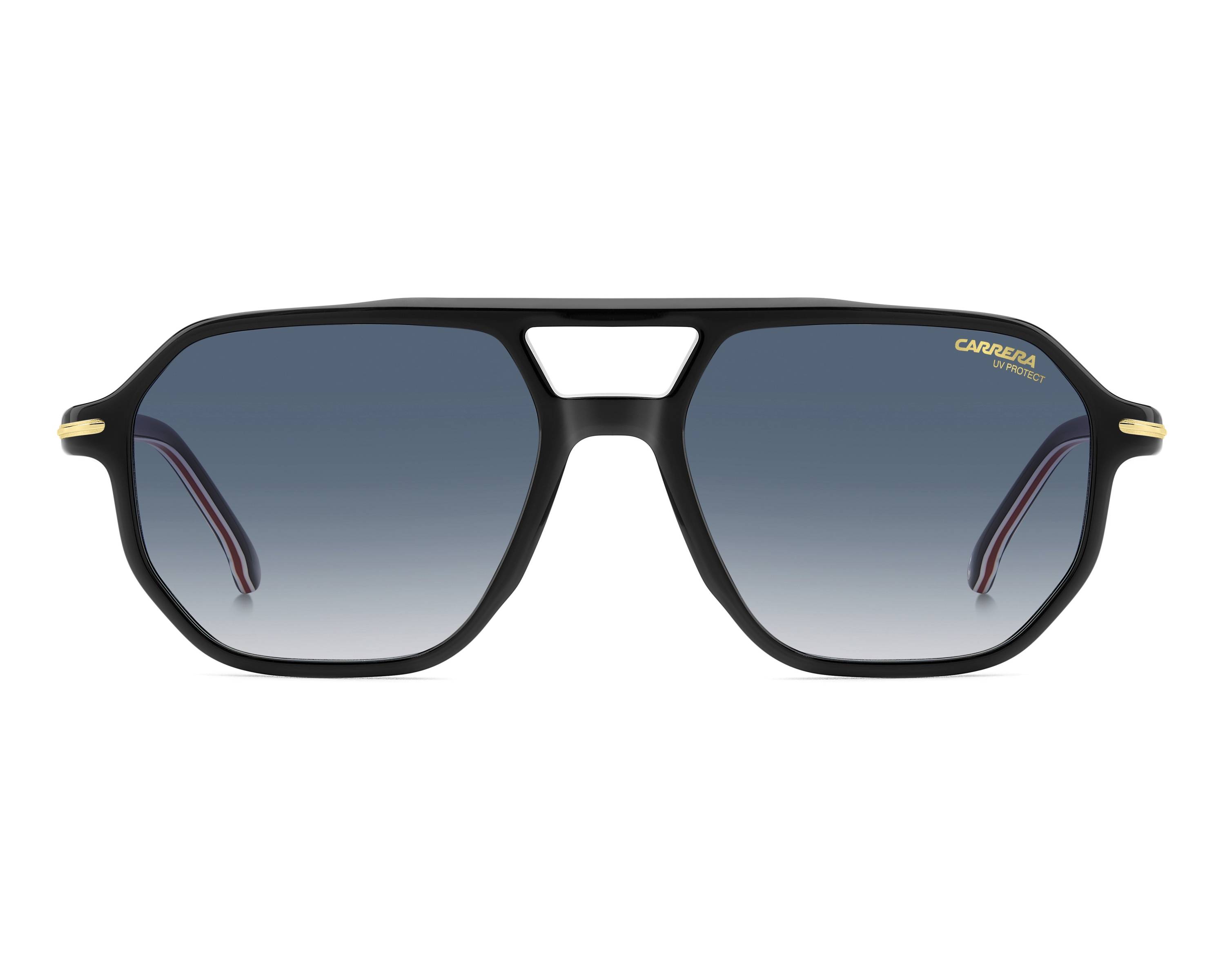 Carrera CARRERA-341-S 2M2/08 54-17 Noir Or vue 360 degr&eacute;s 1