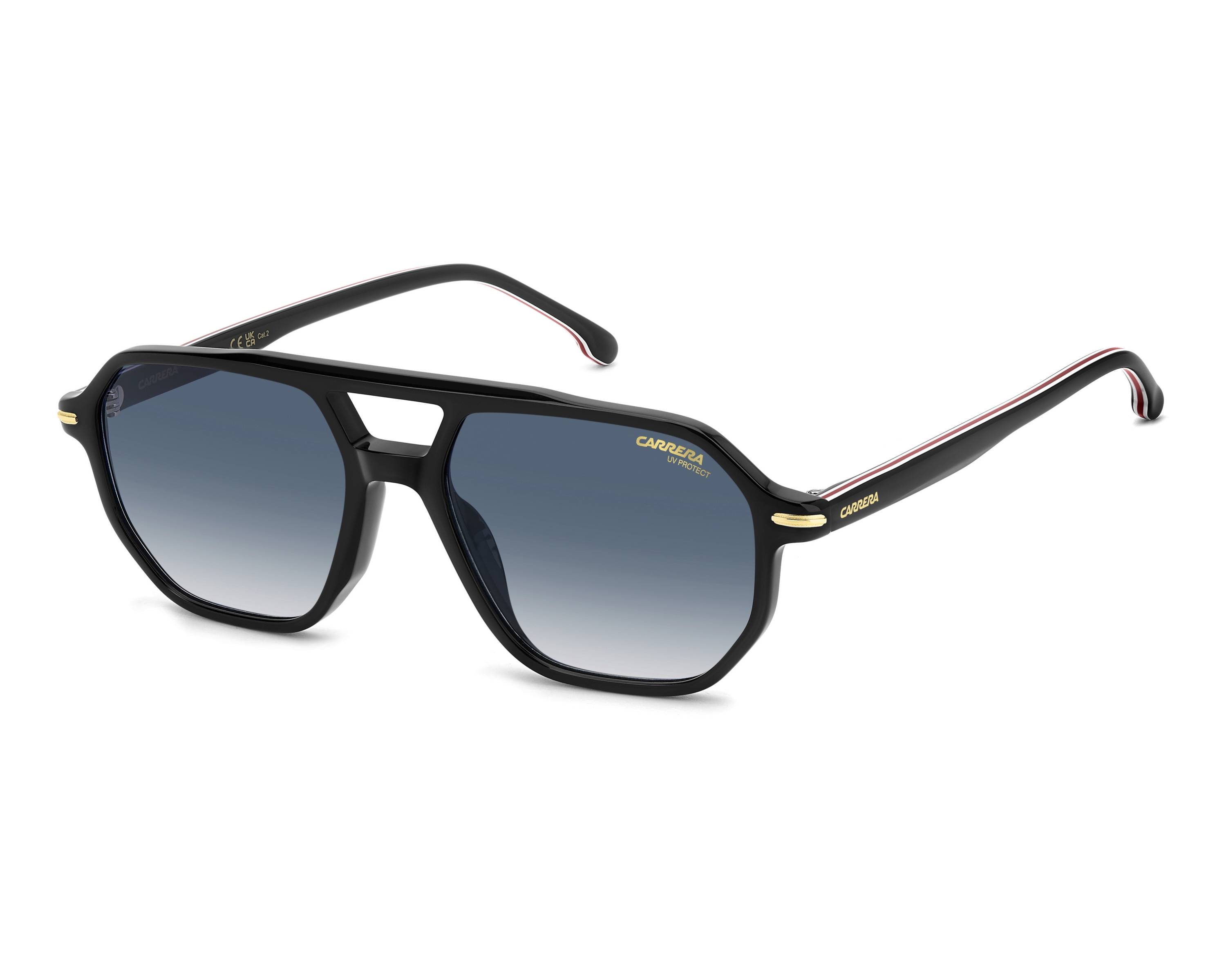 Carrera CARRERA-341-S 2M2/08 54-17 Noir Or vue 360 degr&eacute;s 4