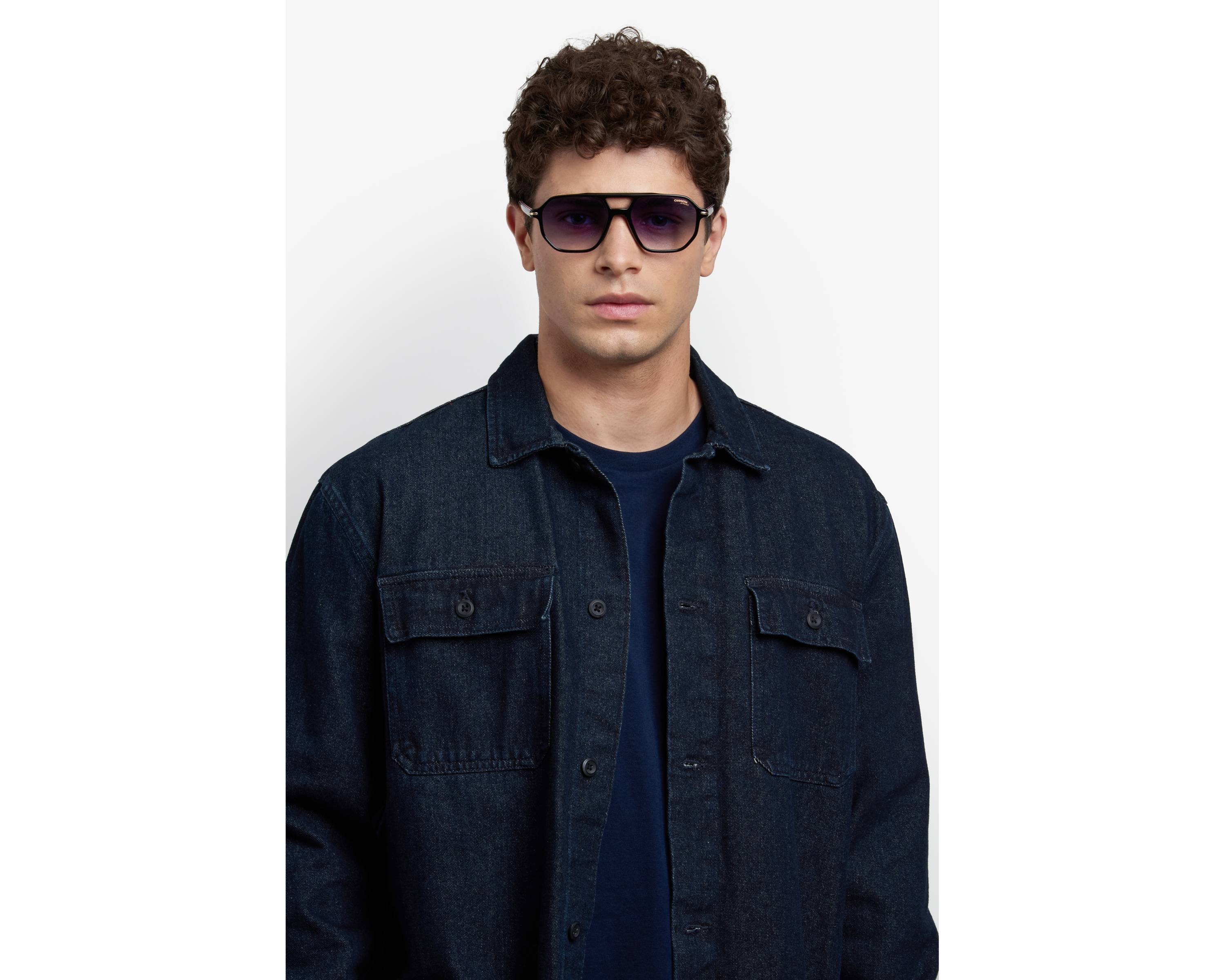 Carrera CARRERA-341-S 2M2/08 54-17 Noir Or vue 360 degr&eacute;s 6