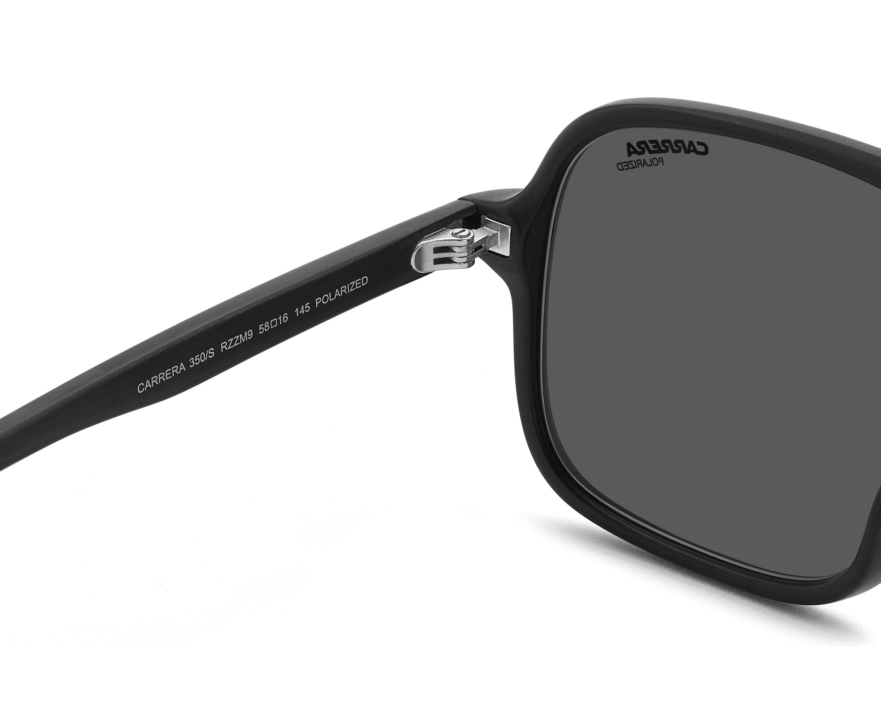 Carrera CARRERA-350-S RZZ/M9 58-16 Noir Gris vue 360 degr&eacute;s 1