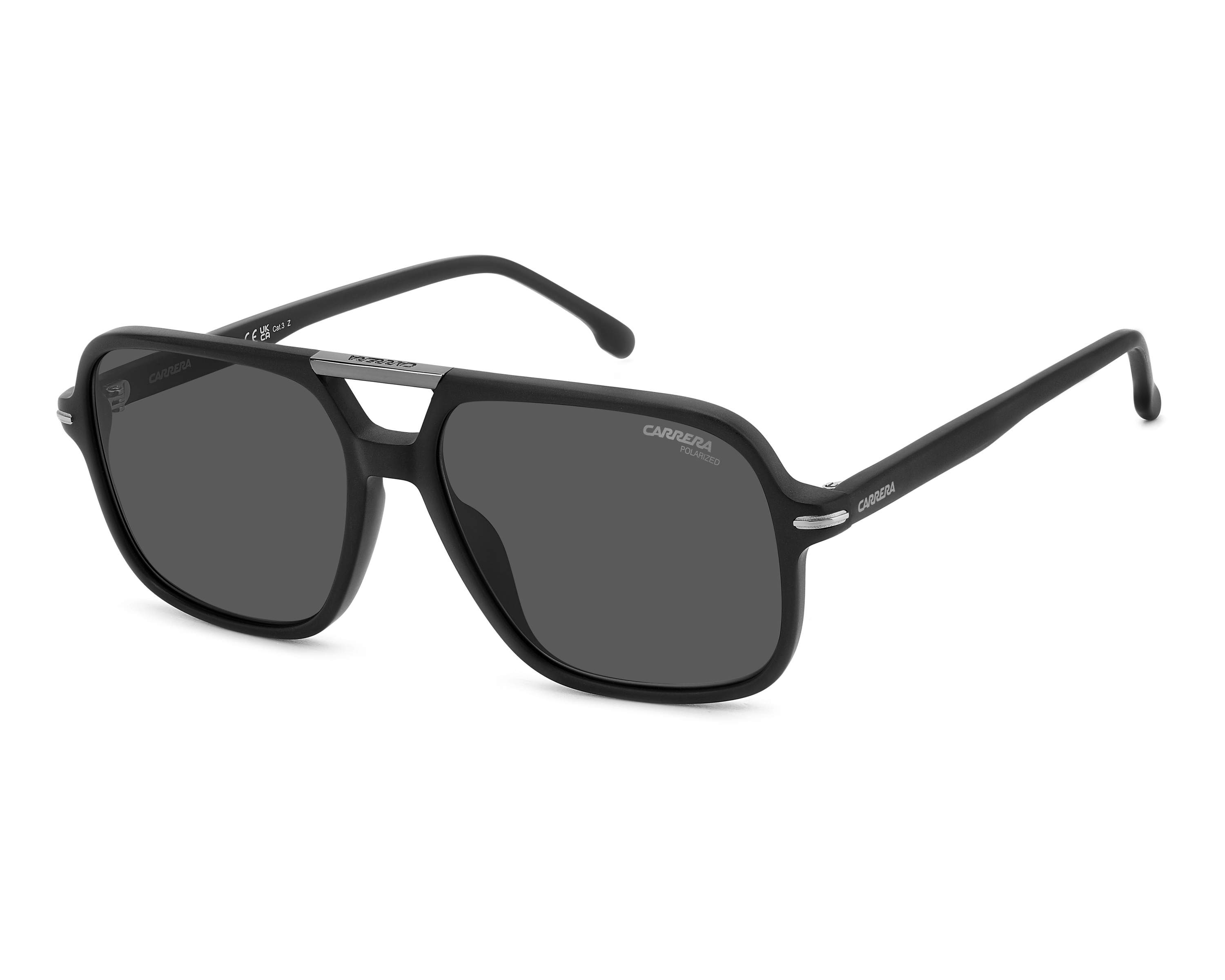 Carrera CARRERA-350-S RZZ/M9 58-16 Noir Gris vue 360 degr&eacute;s 5