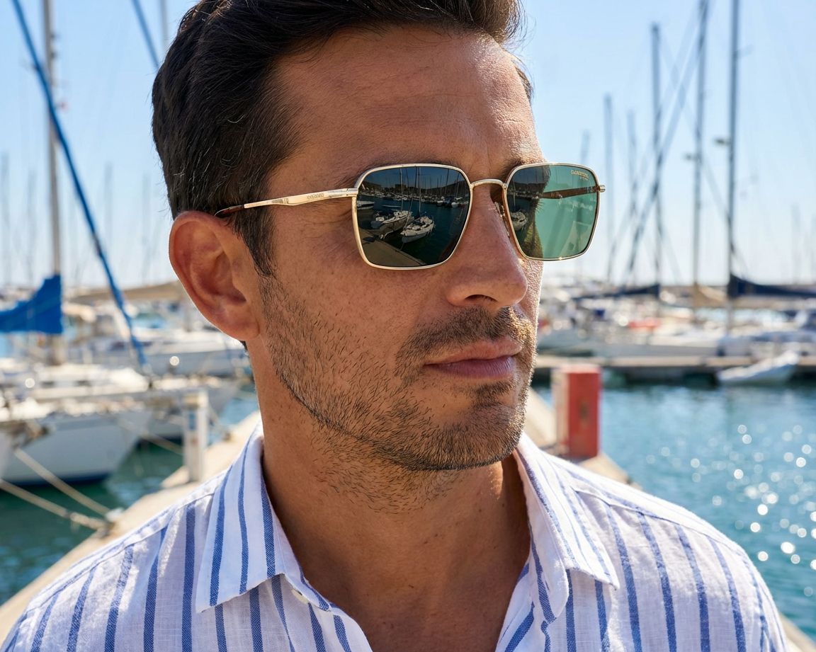 Carrera CARRERA-356-S 8SO/QT 56-18 Or Havane vue 360 degr&eacute;s 9