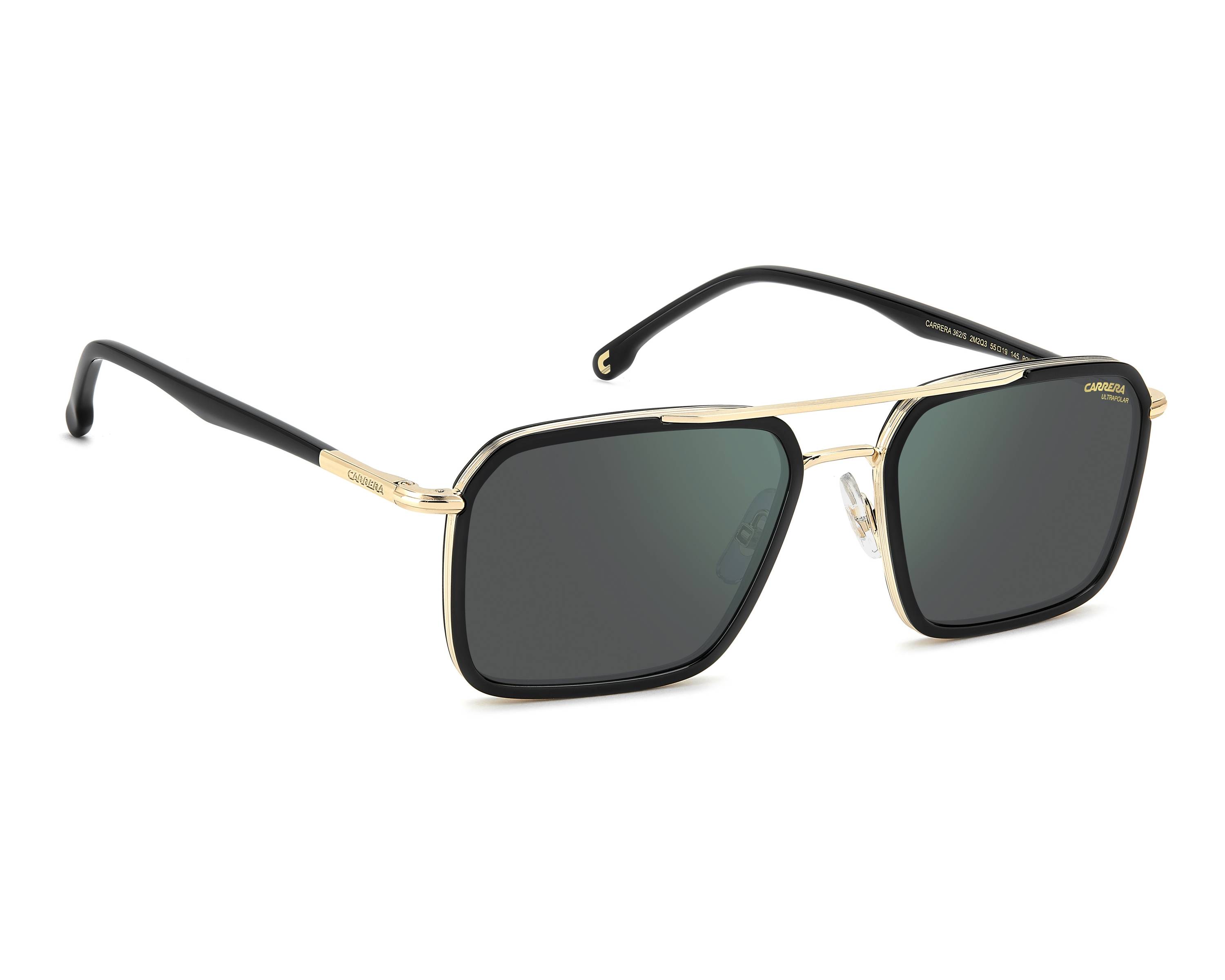 Carrera CARRERA-362-S 2M2/Q3 55-19 Noir Or vue 360 degr&eacute;s 6