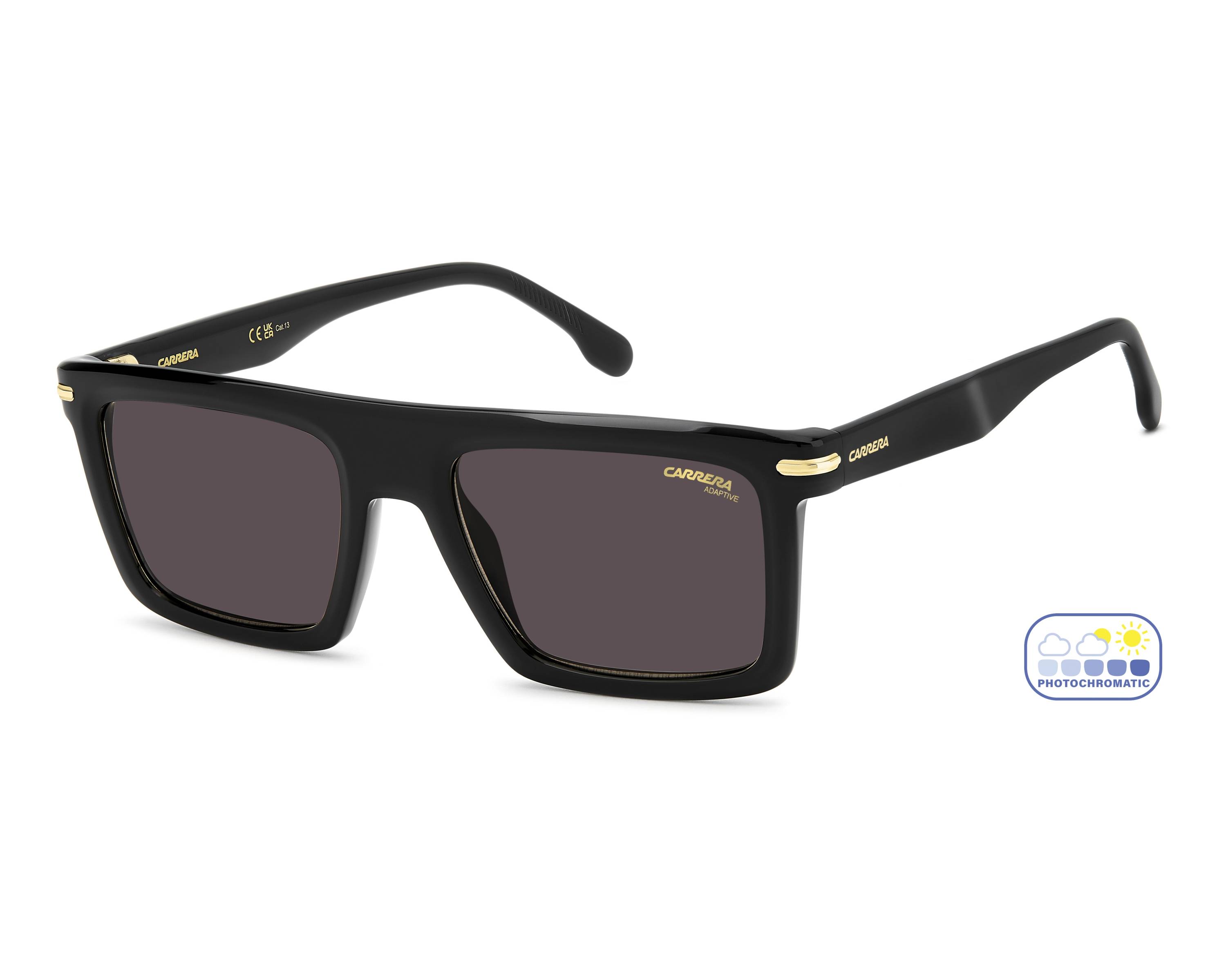 Carrera Sunglasses with Black Lenses and Cream Frame Carrera Victory C 01/BB 2M2 Optical Frame Black Gold - eye  main image 2