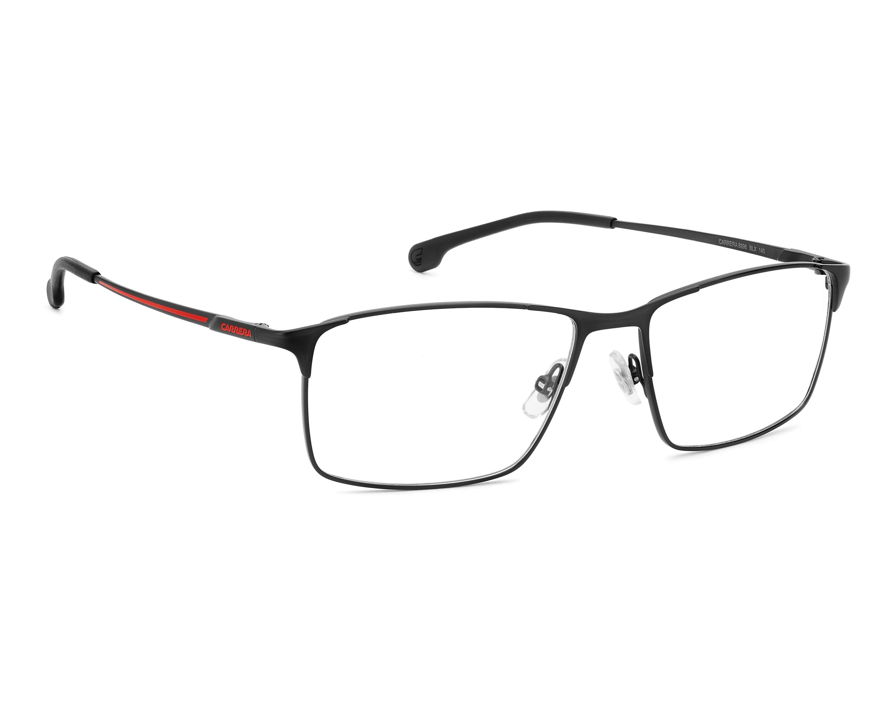 Carrera CARRERA-8896 BLX 56-16 Noir Rouge vue 360 degr&eacute;s 2