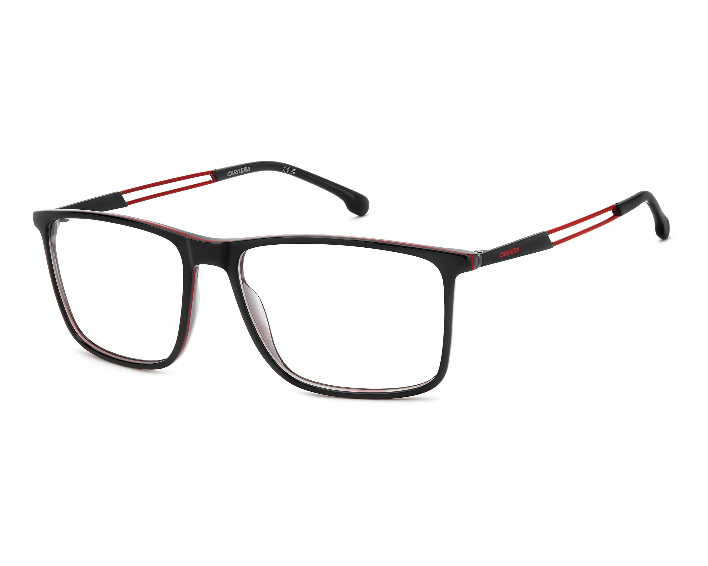 Carrera CARRERA-8924 OIT 56-15 Noir Rouge vue 360 degr&eacute;s 6