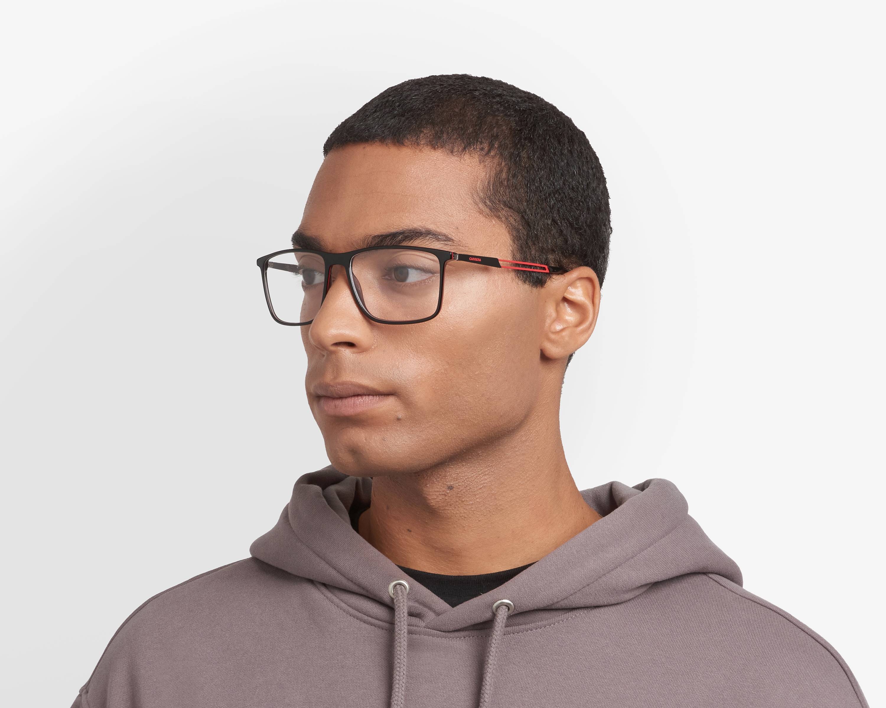 Carrera CARRERA-8924 OIT 56-15 Noir Rouge vue 360 degr&eacute;s 7