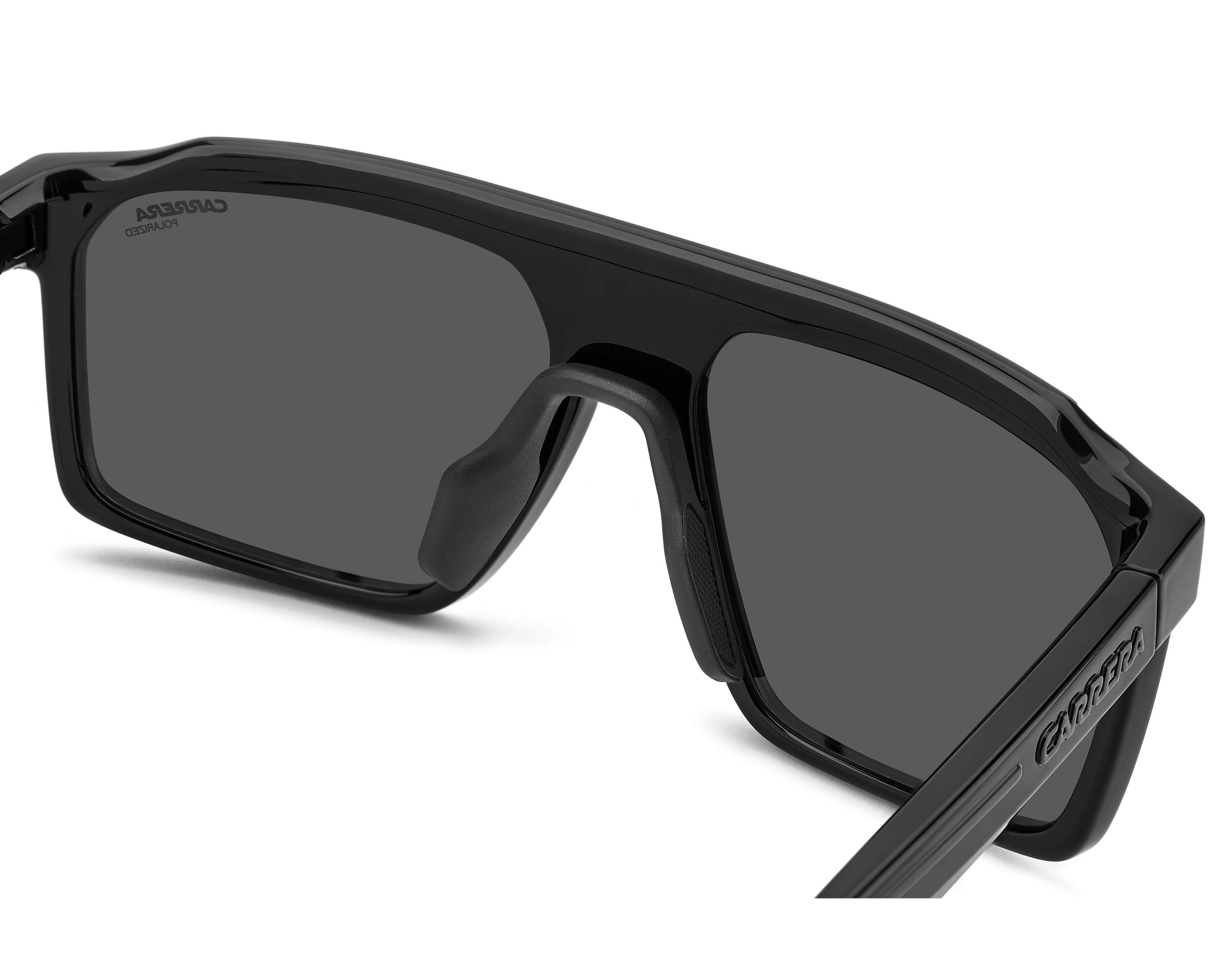 Carrera Clear and Black Sunglasses Carrera 365/S Square Sunglasses | Fashion Eyewear US main image 2