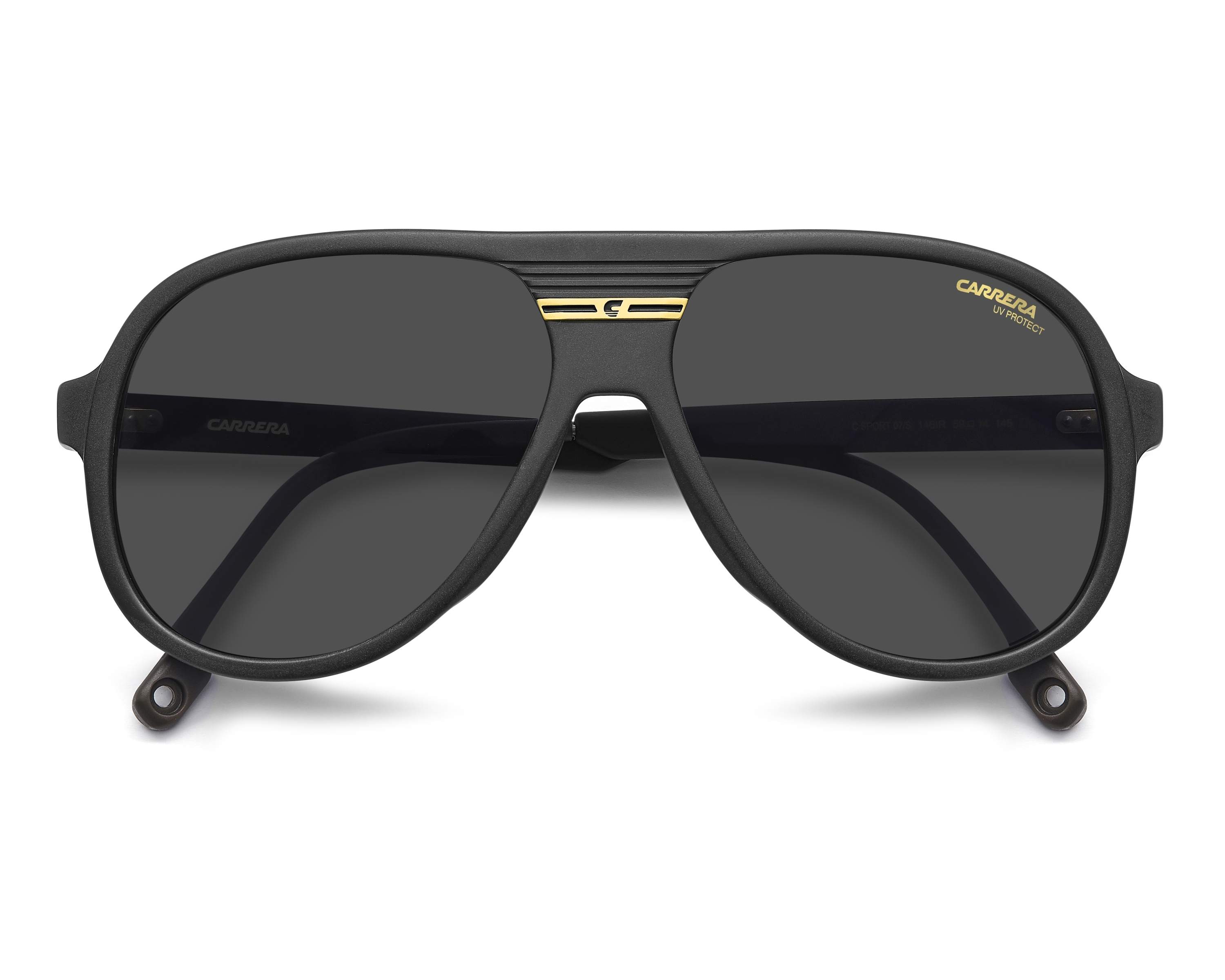 Carrera C-SPORT-07-S I46/IR 59-14 Black Gold vue 360 degr&eacute;s 1