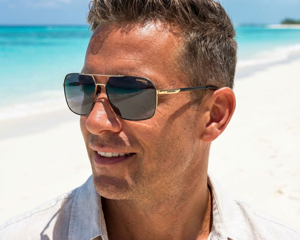 Carrera CARDUC-038-S RHL/2K 61-16 Or Noir vue 360 degr&eacute;s 8