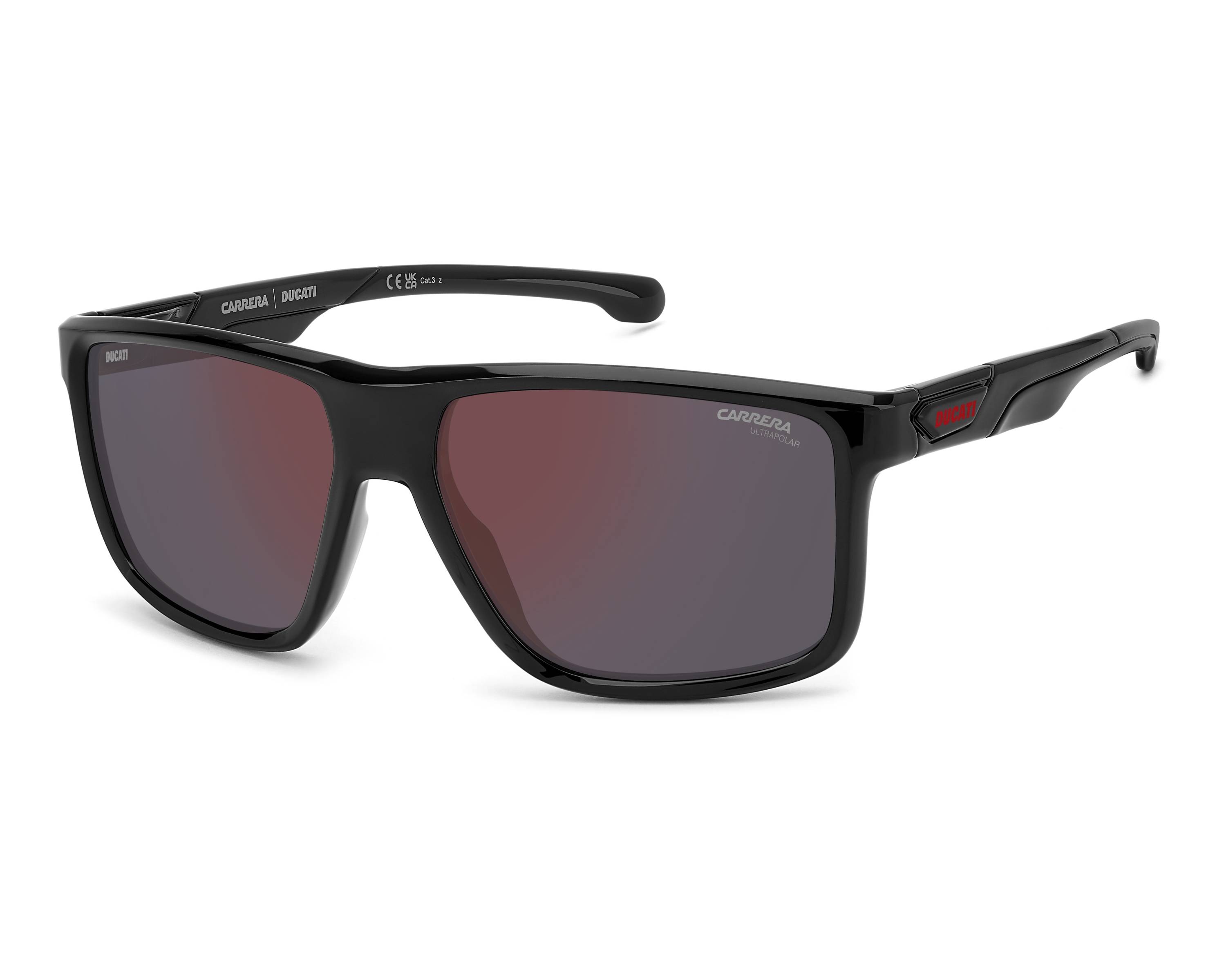 Carrera CARDUC-056-S OIT/H4 60-16 Black Red vue 360 degr&eacute;s 1