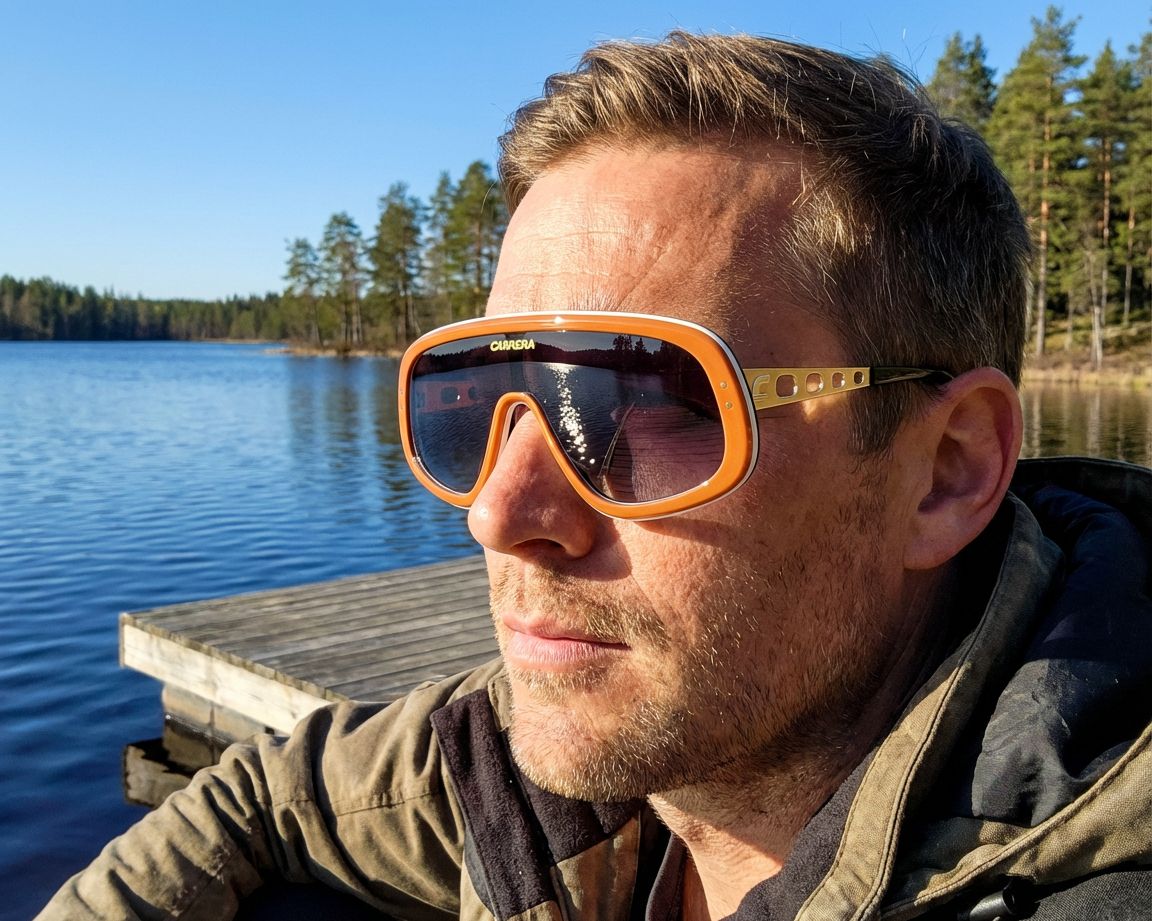 Carrera FLAGLAB-17 C3E/9O - Orange Gold vue 360 degr&eacute;s 9