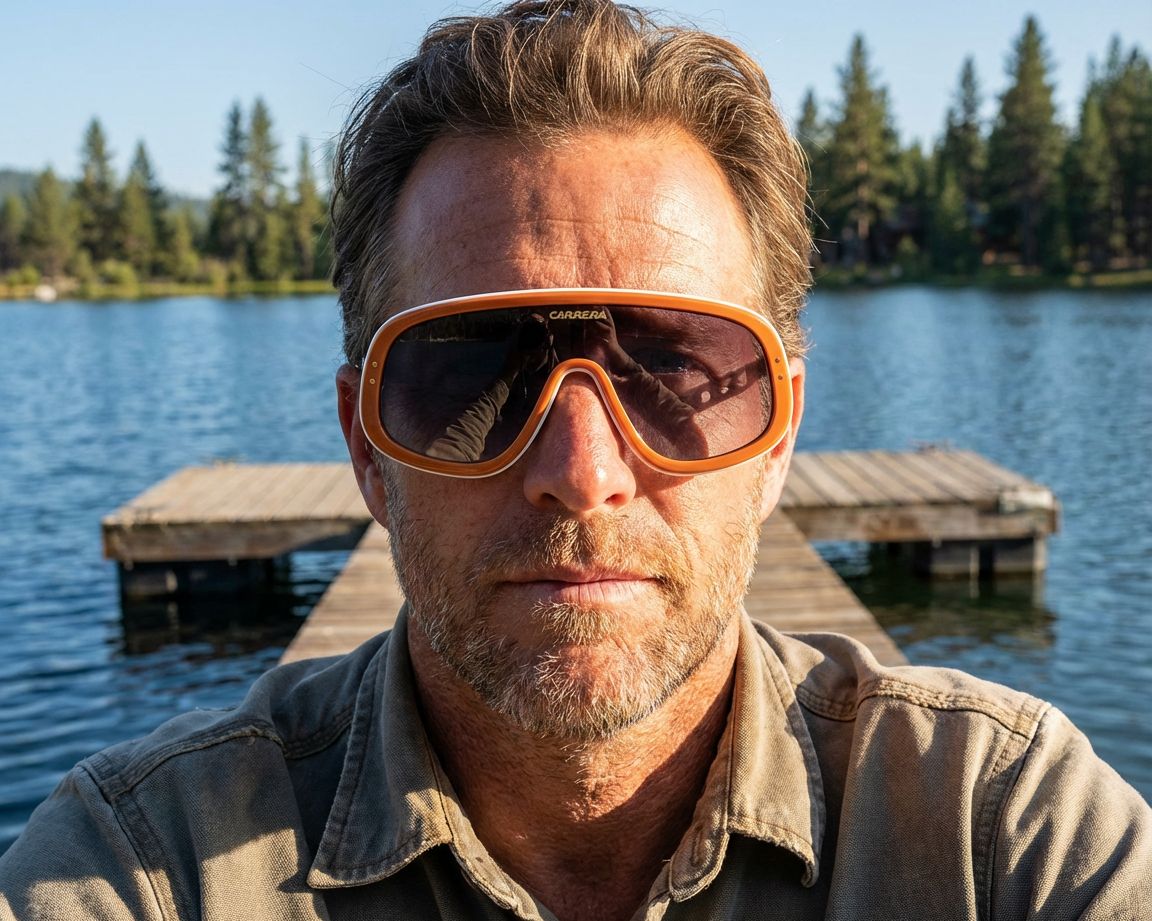 Carrera FLAGLAB-17 C3E/9O - Orange Gold vue 360 degr&eacute;s 10