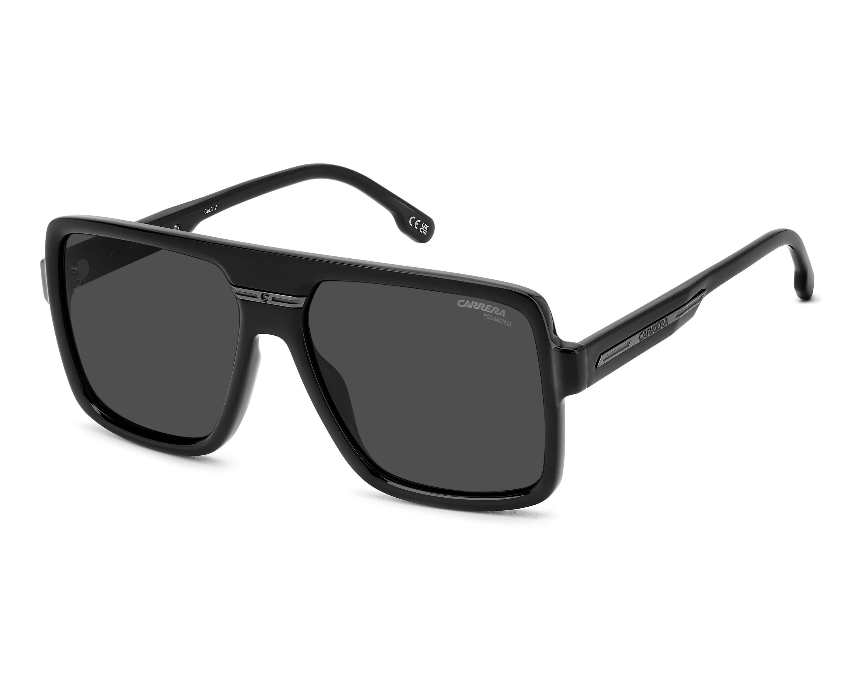 Carrera VICTORY-C-09-S V81/M9 59-16 Gunmetal Noir vue 360 degr&eacute;s 2