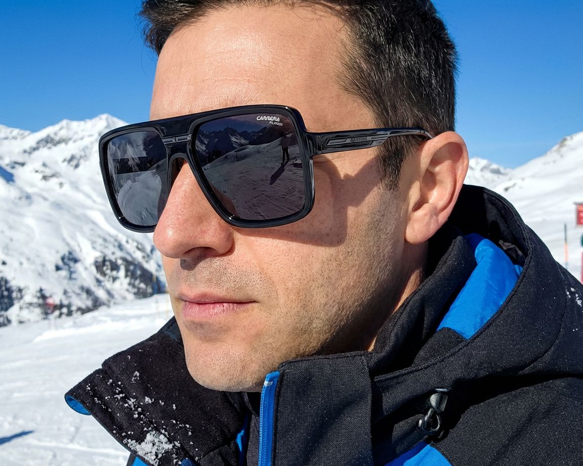 Carrera VICTORY-C-09-S V81/M9 59-16 Gunmetal Noir vue 360 degr&eacute;s 8