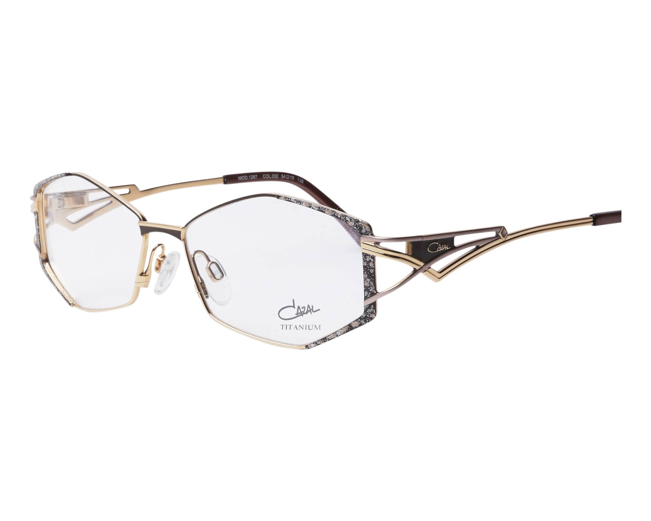 Cazal 1267 002 - Or  vue de profil