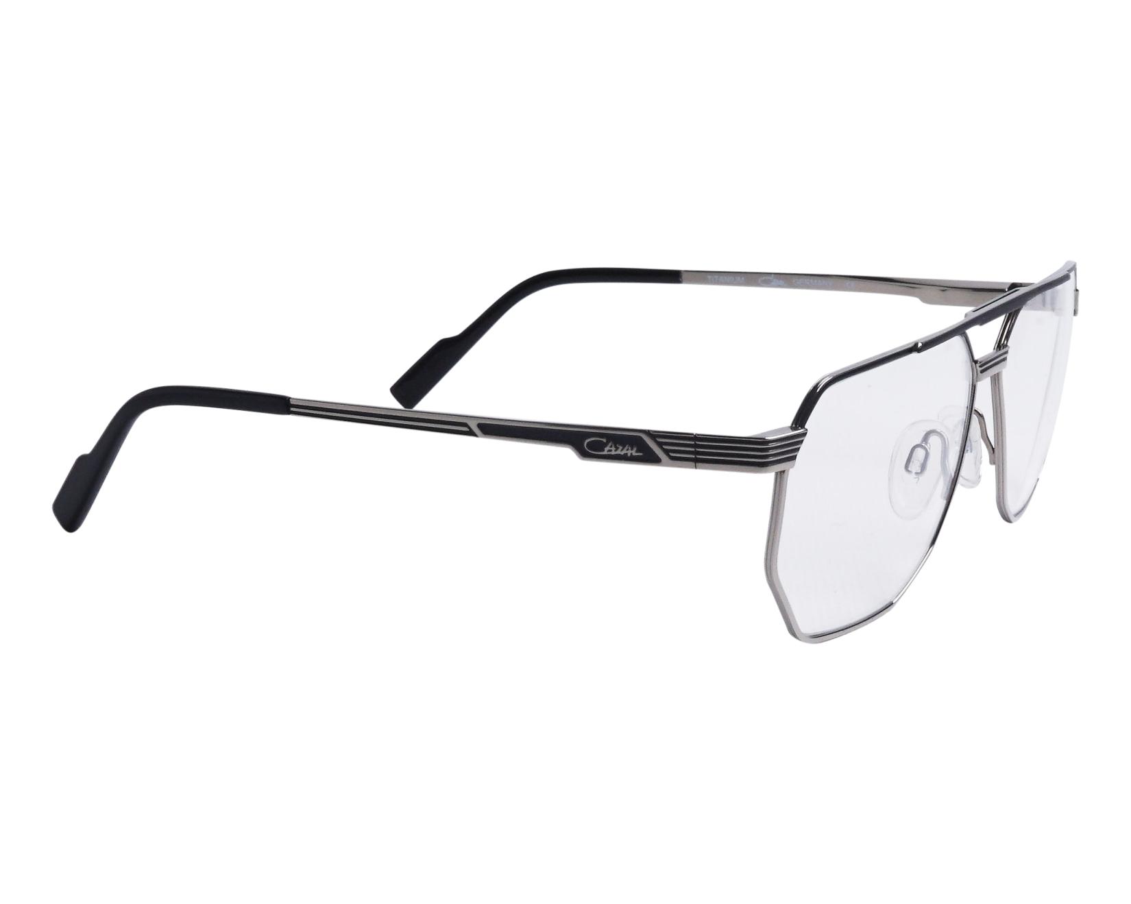 Cazal 7108 002 59-12 Black Steel vue de c&ocirc;t&eacute;