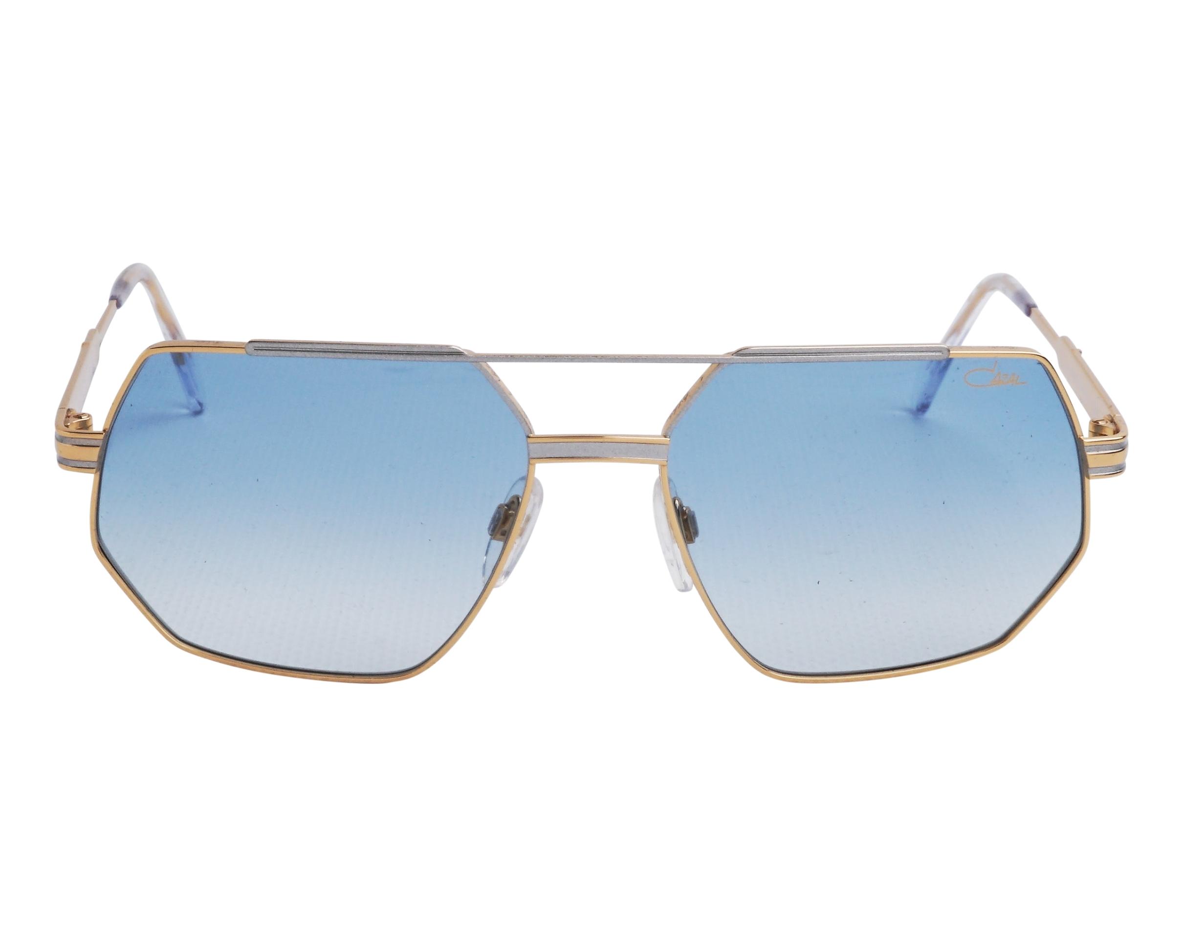 Cazal 7113/3 002 59-17 gold silber vue de c&ocirc;t&eacute;