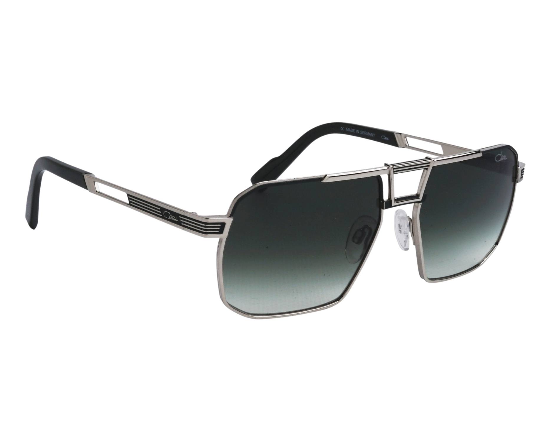 Cazal 9112 002 59-17 Acier Vert vue de face