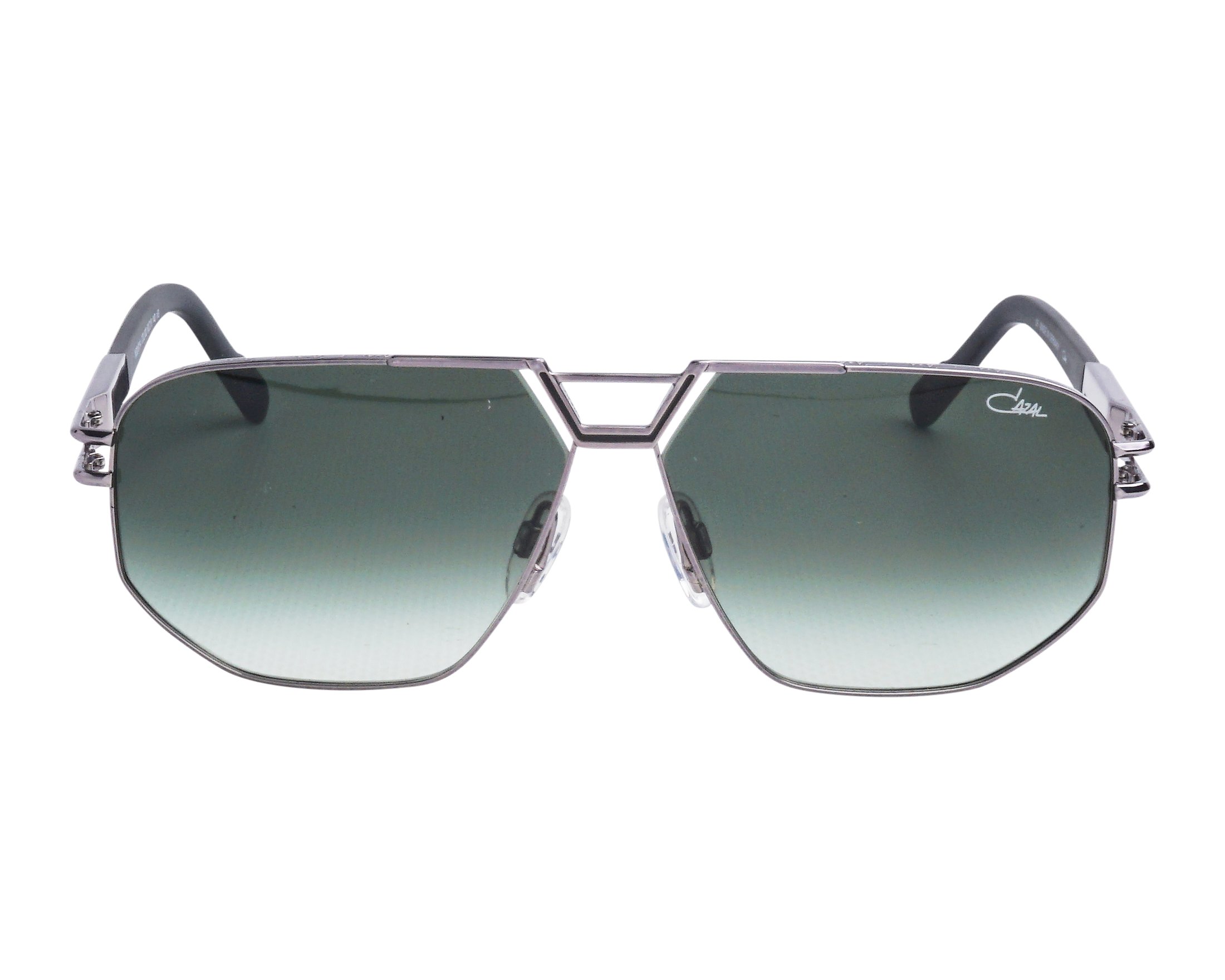 Cazal 9114 002 62-13 Acier Noir vue de face