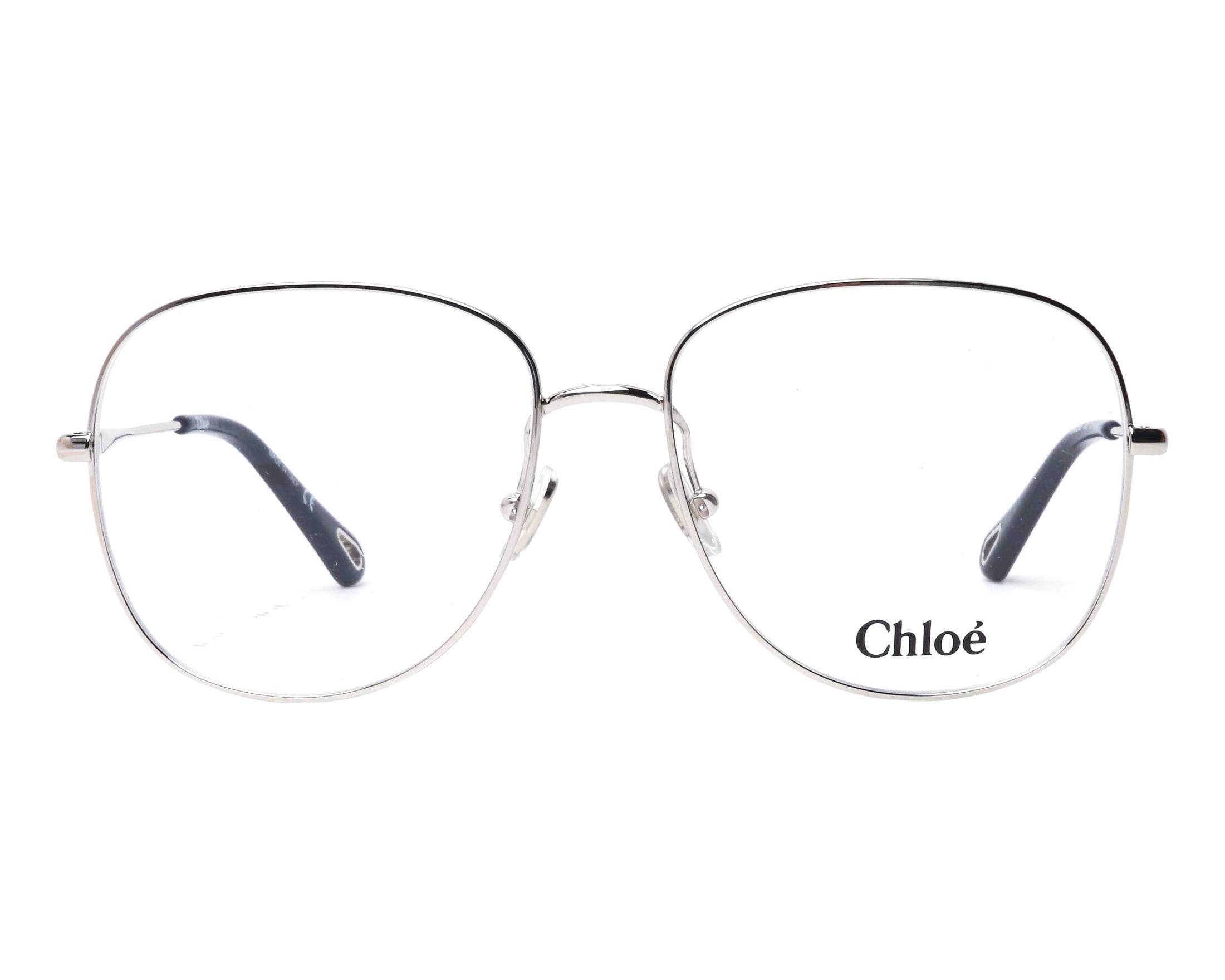 Chloe CH0020O 003 57-16 Argent Noir vue de face