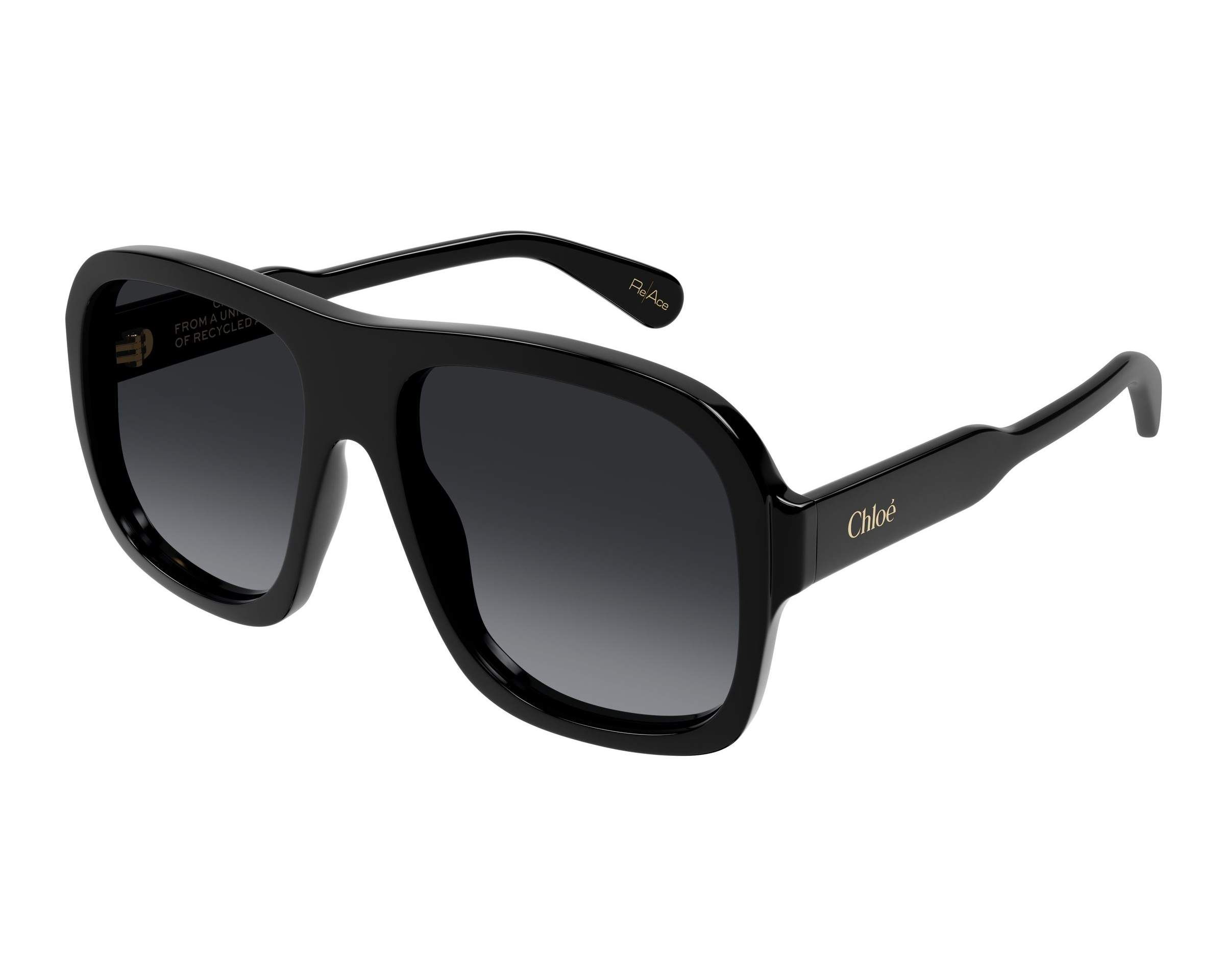 Chloe CH0331S 001 58-17 Noir  vue de face
