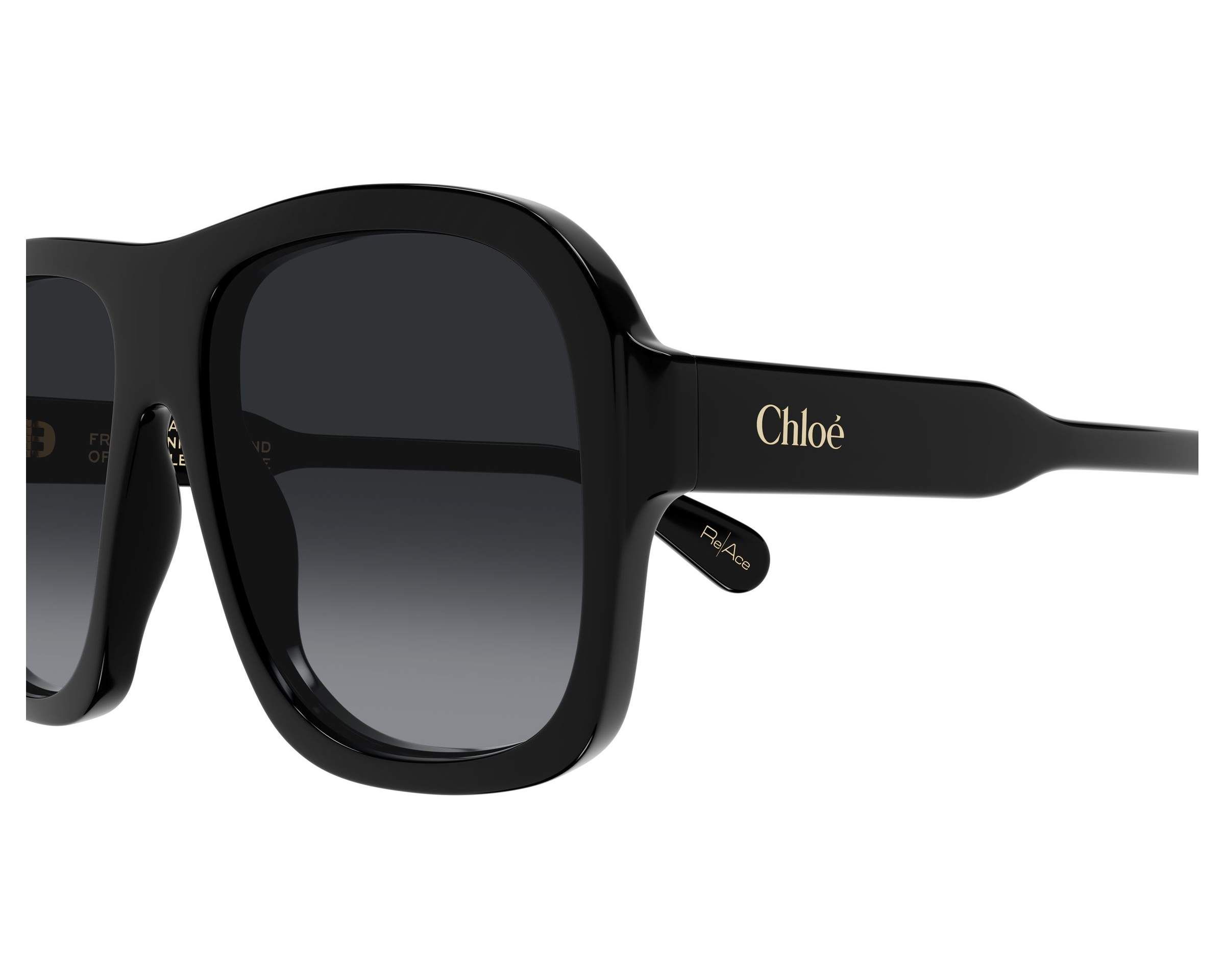 Chloe CH0331S 001 58-17 Noir  vue de c&ocirc;t&eacute;
