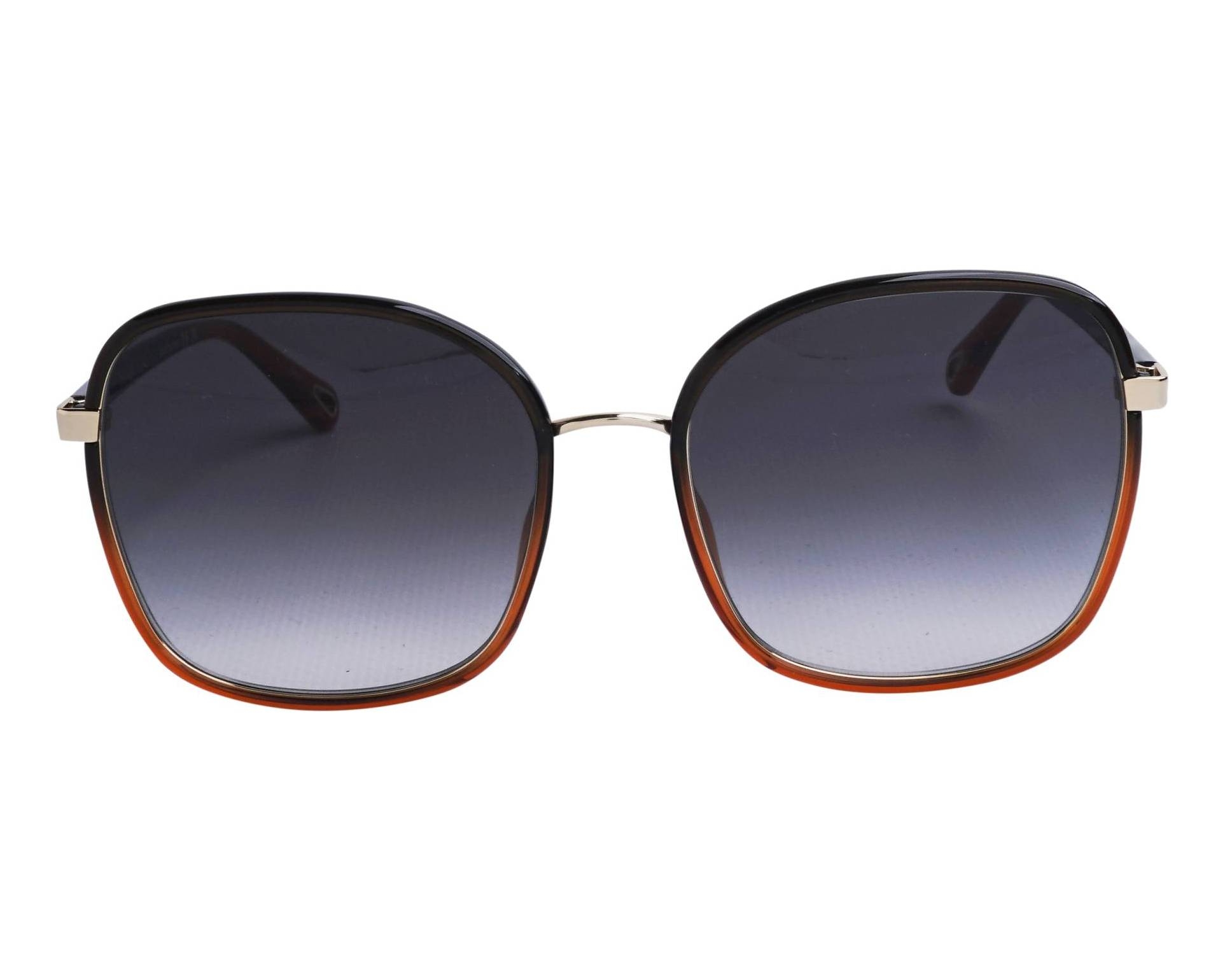Chloe CH0031S 005 59-19 Noir Marron vue de face